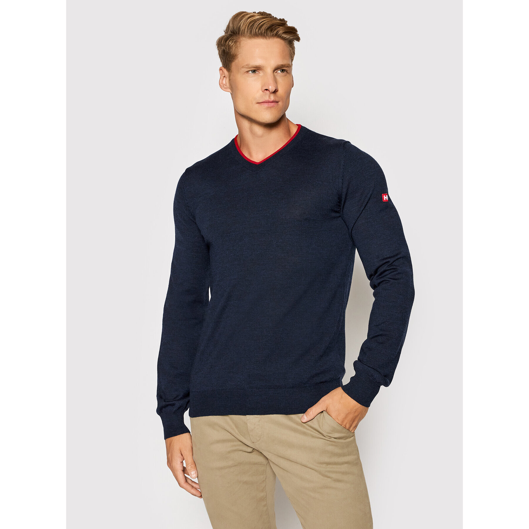 Helly Hansen Пуловер Arctic 34178 Тъмносин Regular Fit - Pepit.bg