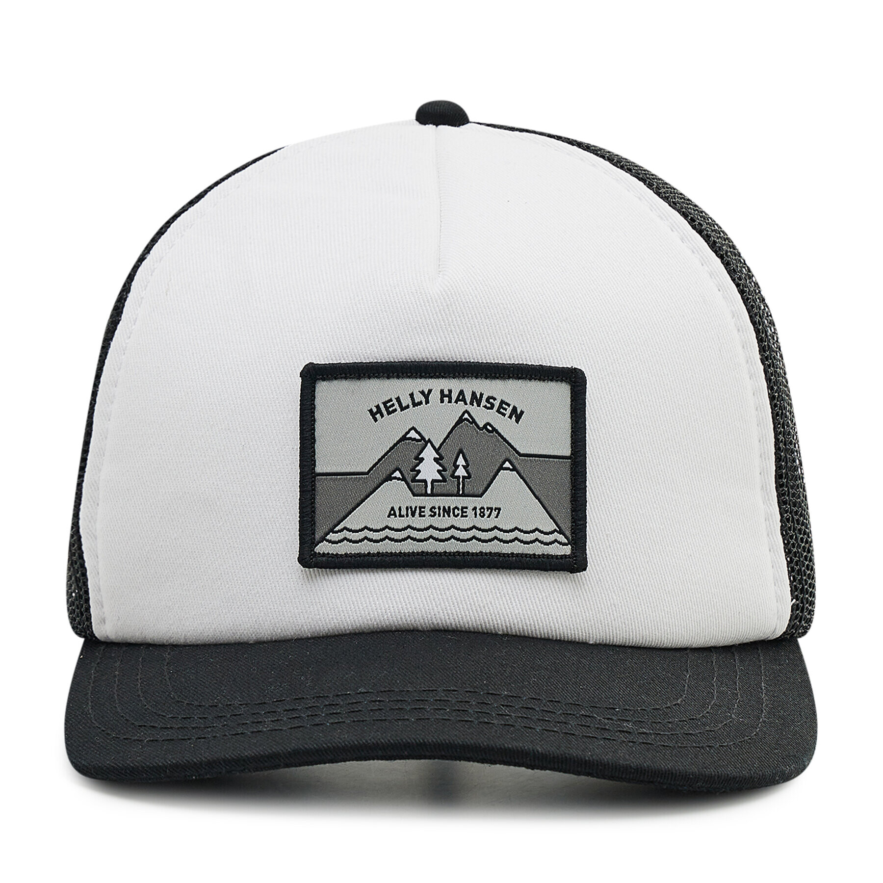 Helly Hansen Шапка с козирка Flatbrim Trucker 67155 Бял - Pepit.bg