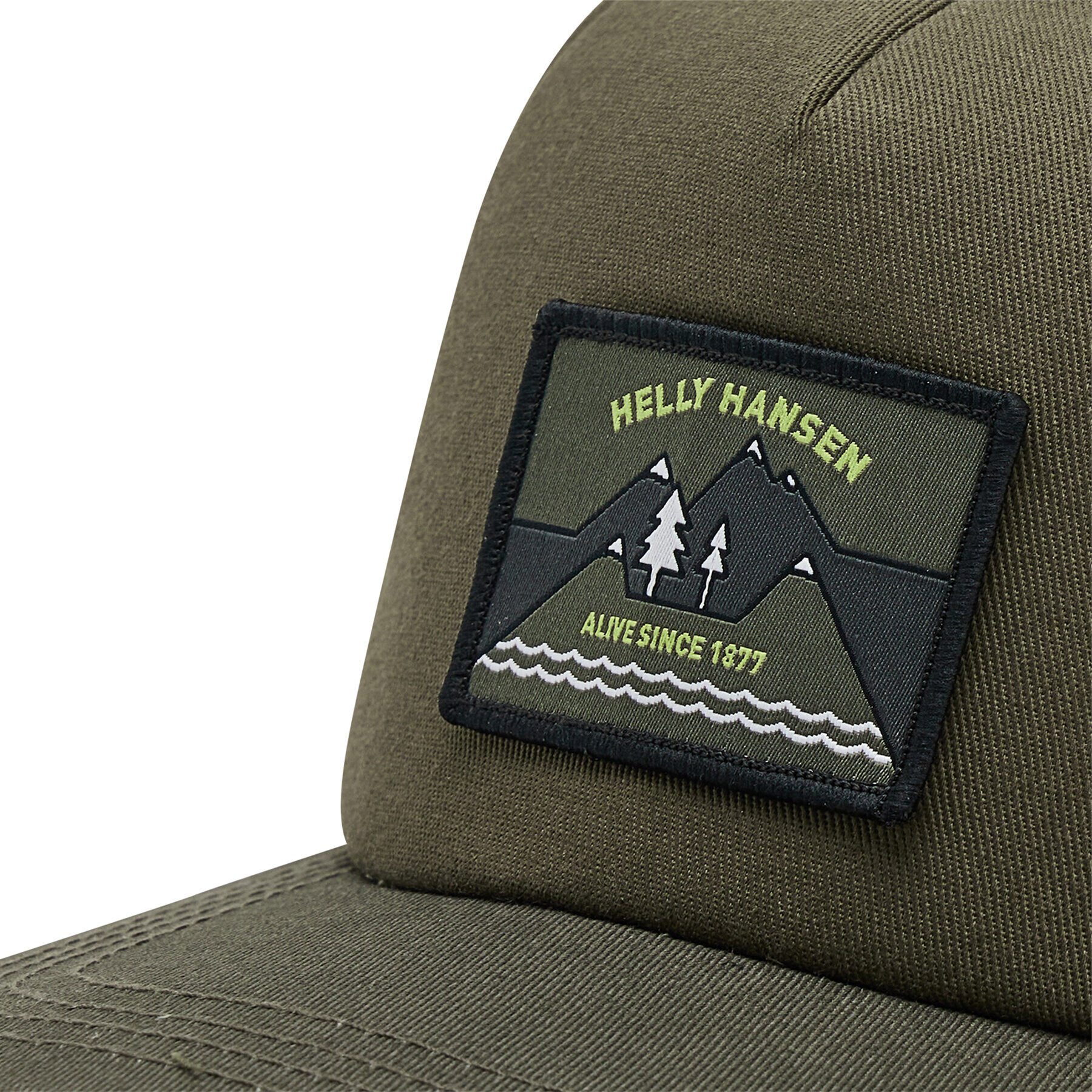 Helly Hansen Шапка с козирка Flatbrim Trucker 67155 Зелен - Pepit.bg