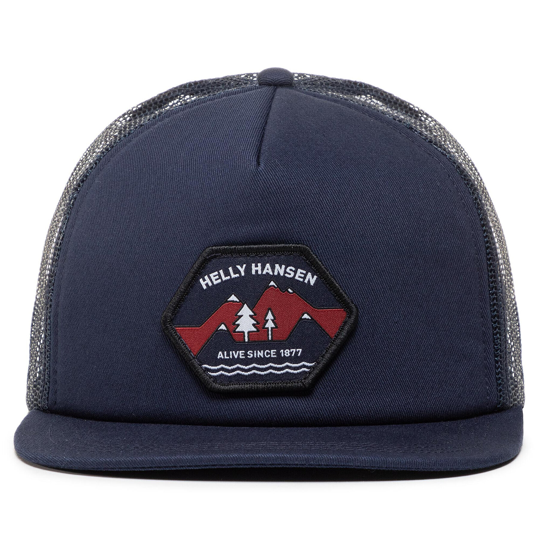 Helly Hansen Шапка с козирка Flatbrim Trucker 67155 Тъмносин - Pepit.bg