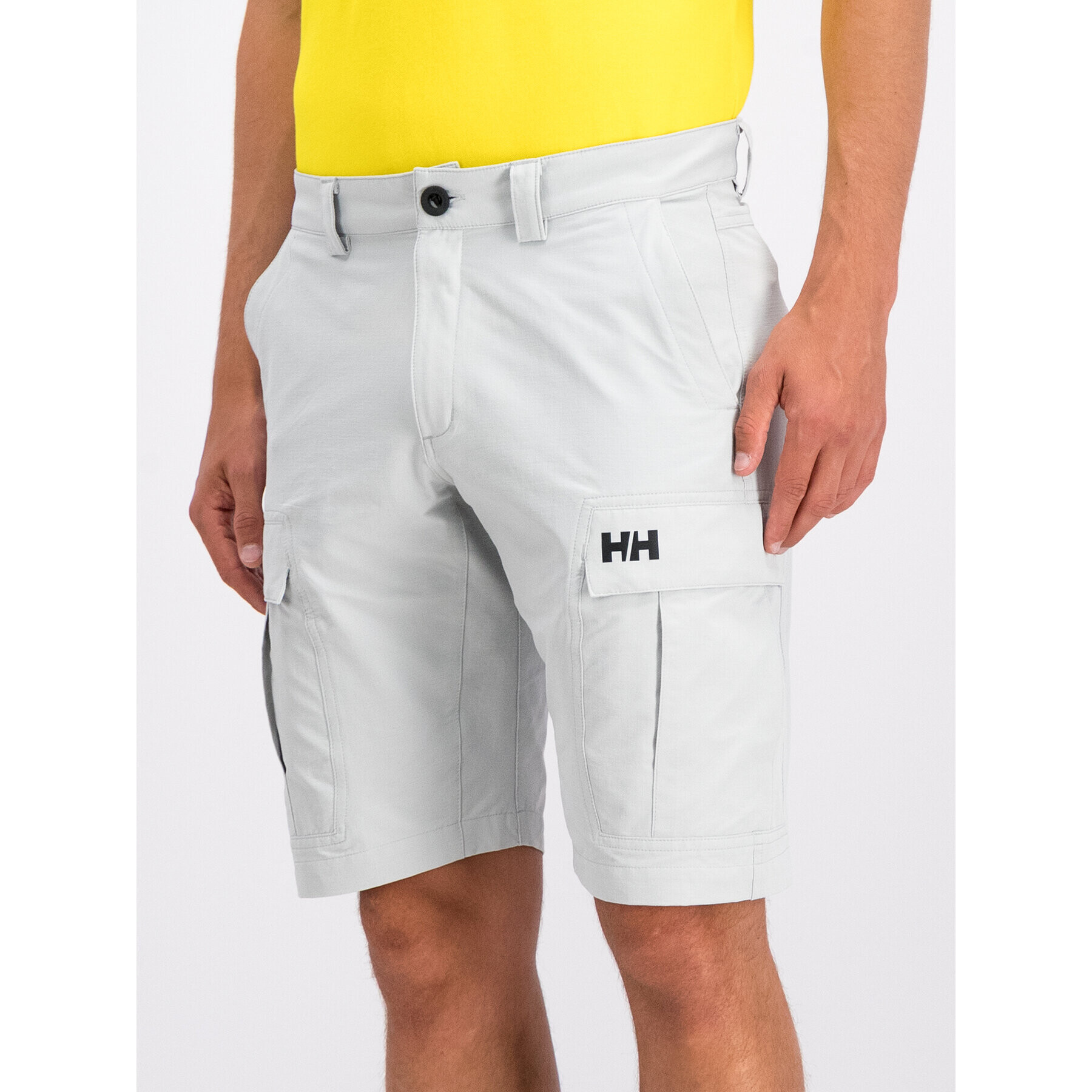 Helly Hansen Шорти от плат HH QD Cargo Shorts 11 54154 Сив Regular Fit - Pepit.bg