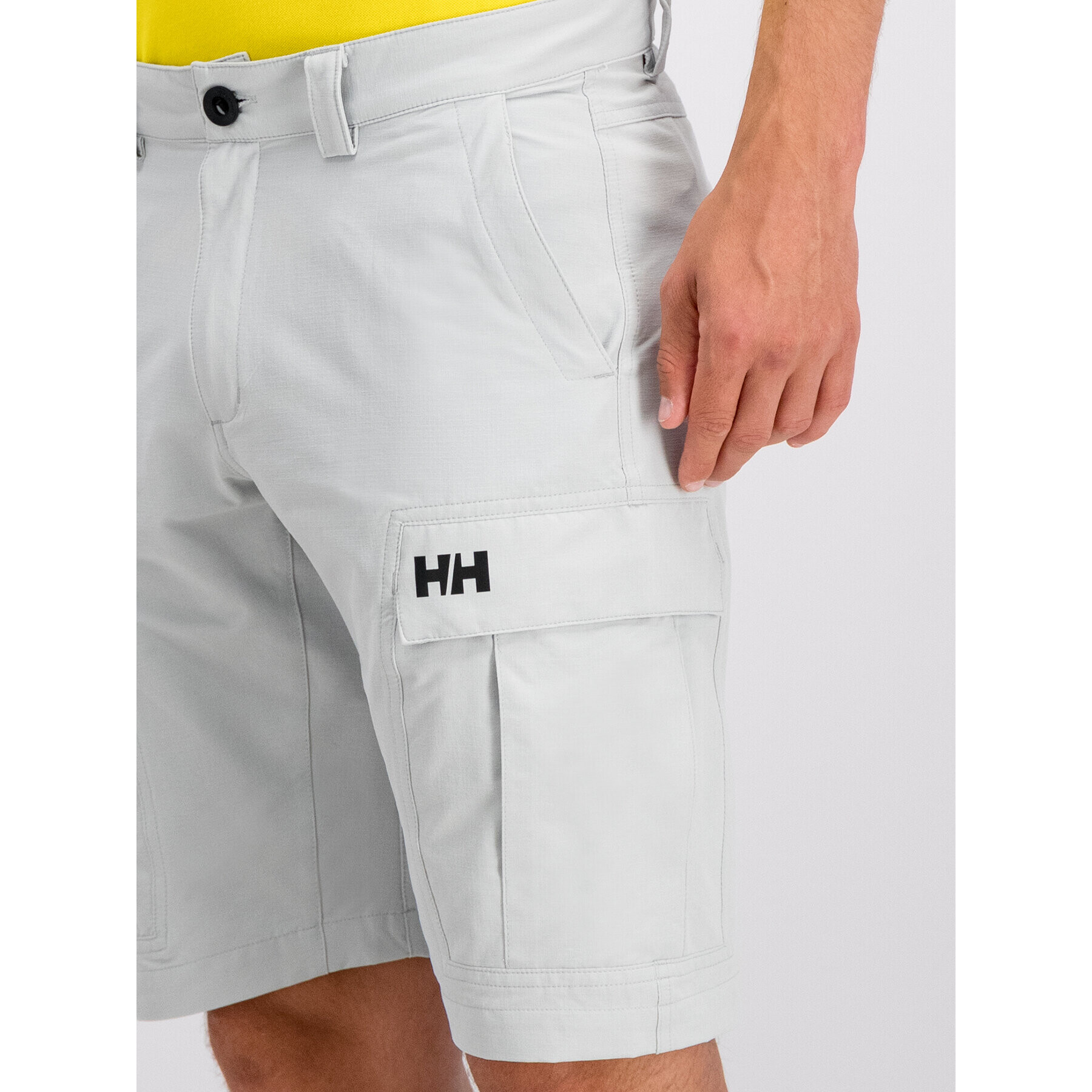 Helly Hansen Шорти от плат HH QD Cargo Shorts 11 54154 Сив Regular Fit - Pepit.bg