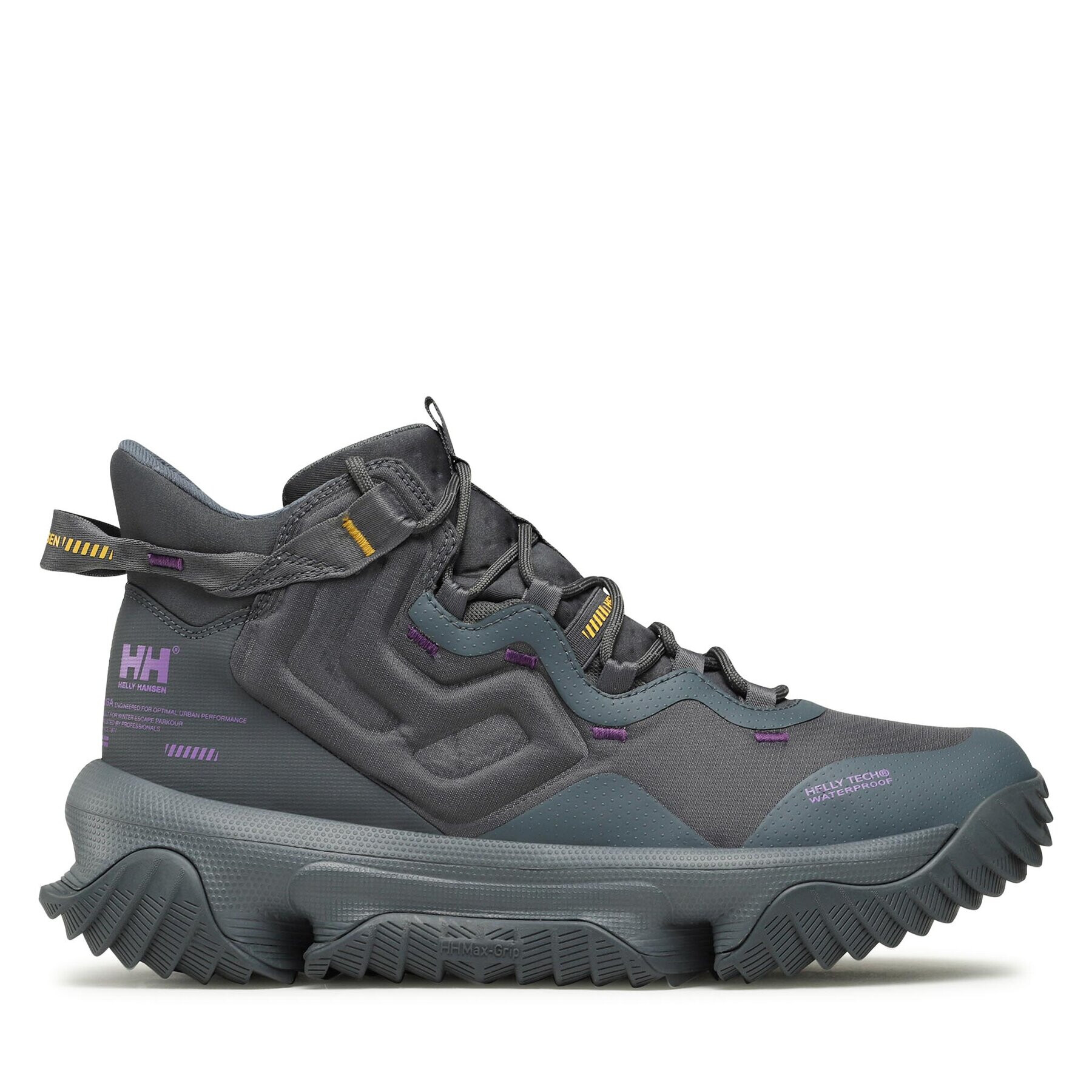 Helly Hansen Сникърси Uba Curbstep Mid 11823_609 Сив - Pepit.bg