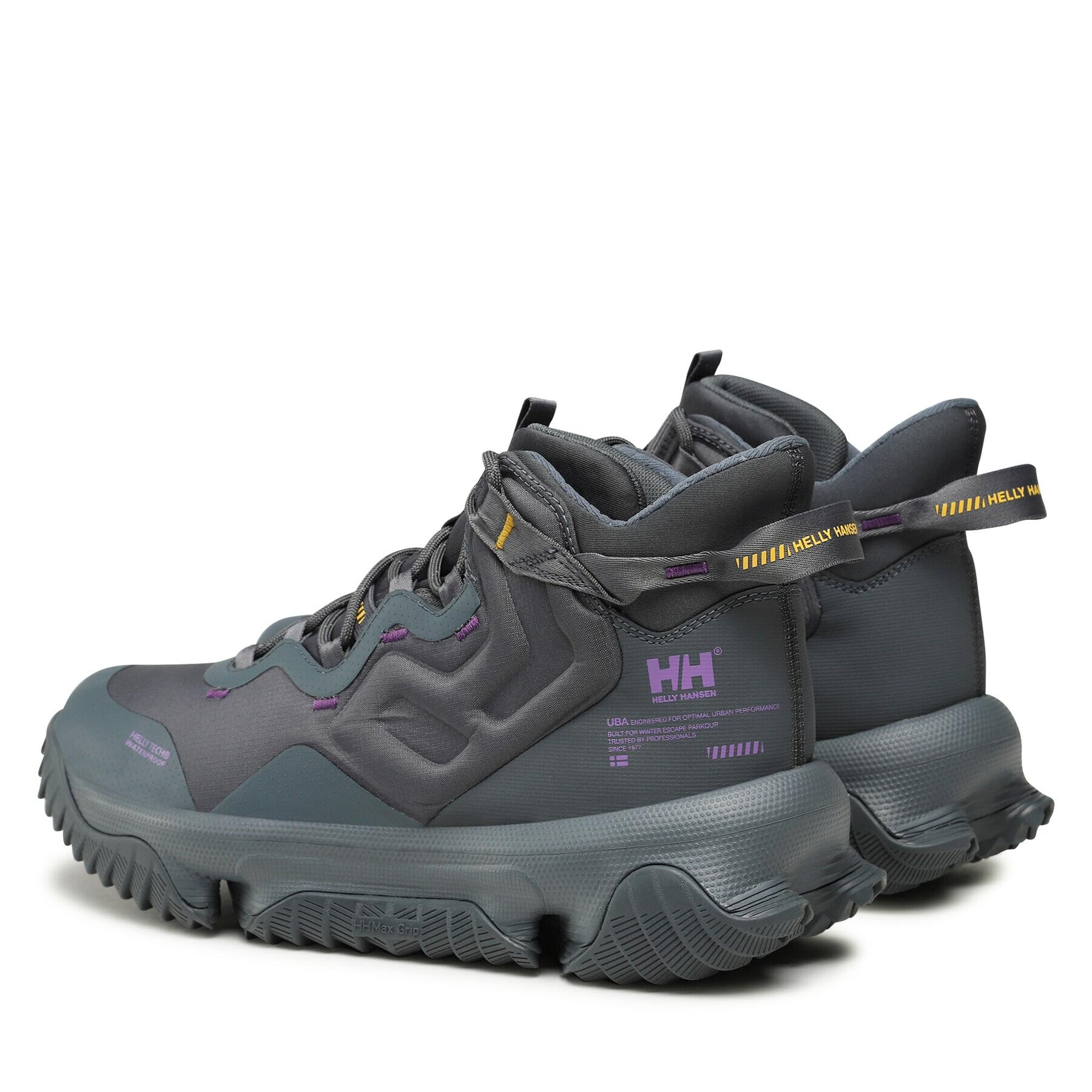 Helly Hansen Сникърси Uba Curbstep Mid 11823_609 Сив - Pepit.bg