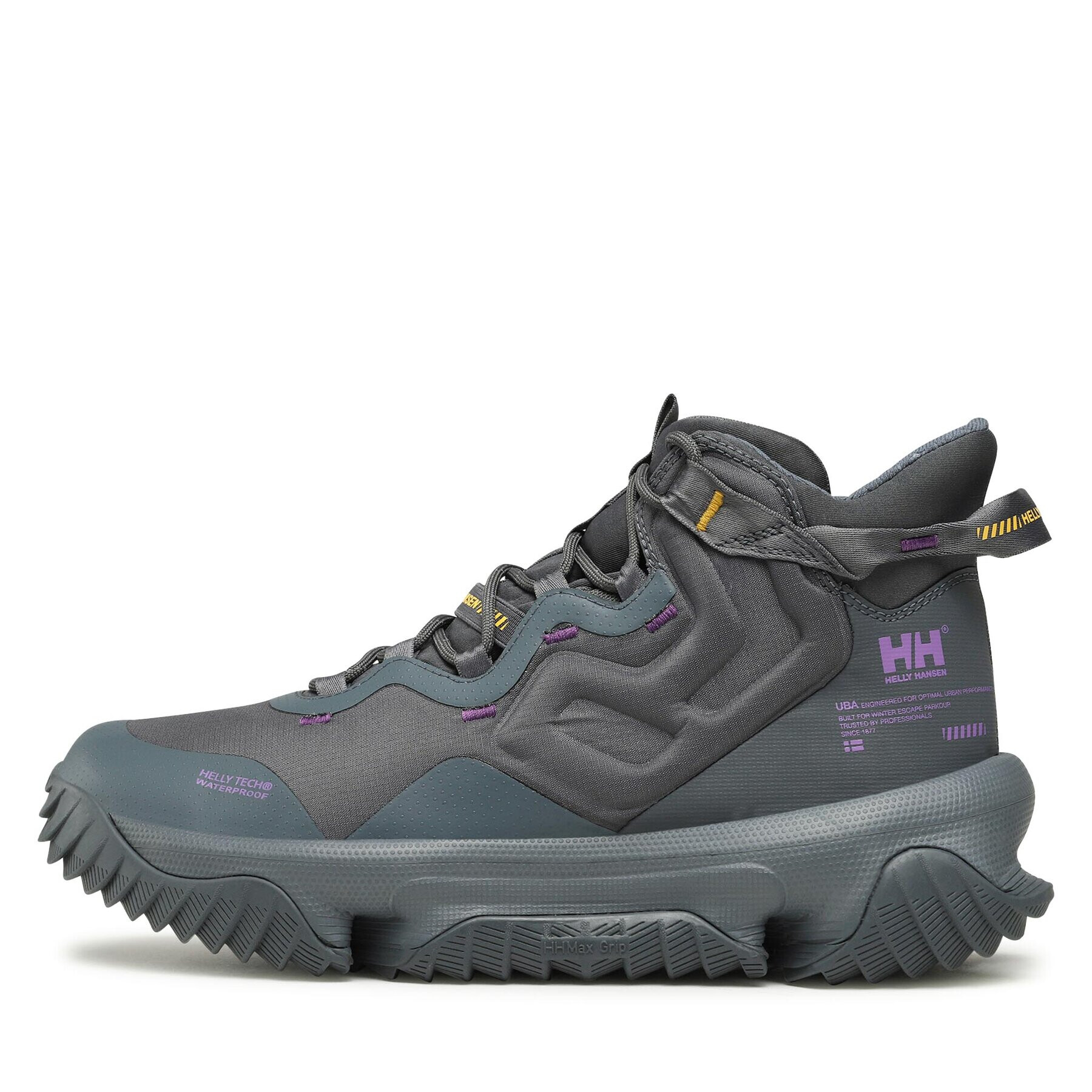 Helly Hansen Сникърси Uba Curbstep Mid 11823_609 Сив - Pepit.bg