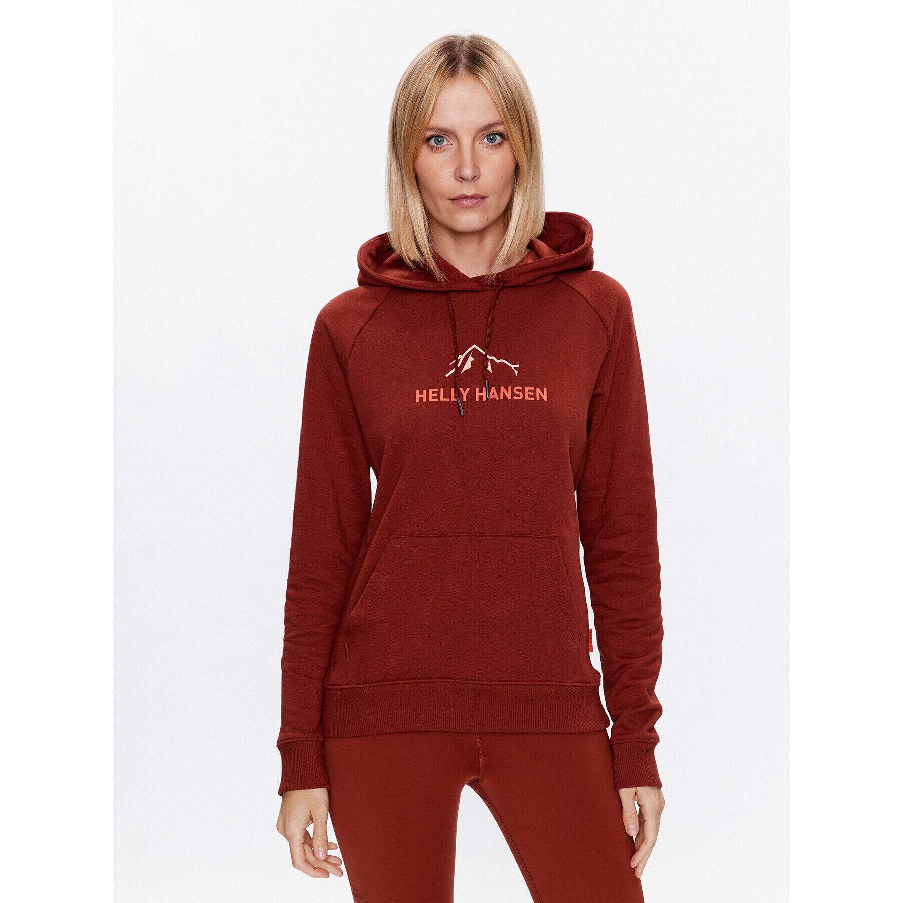 Helly Hansen Суитшърт 62936 Кафяв Regular Fit - Pepit.bg