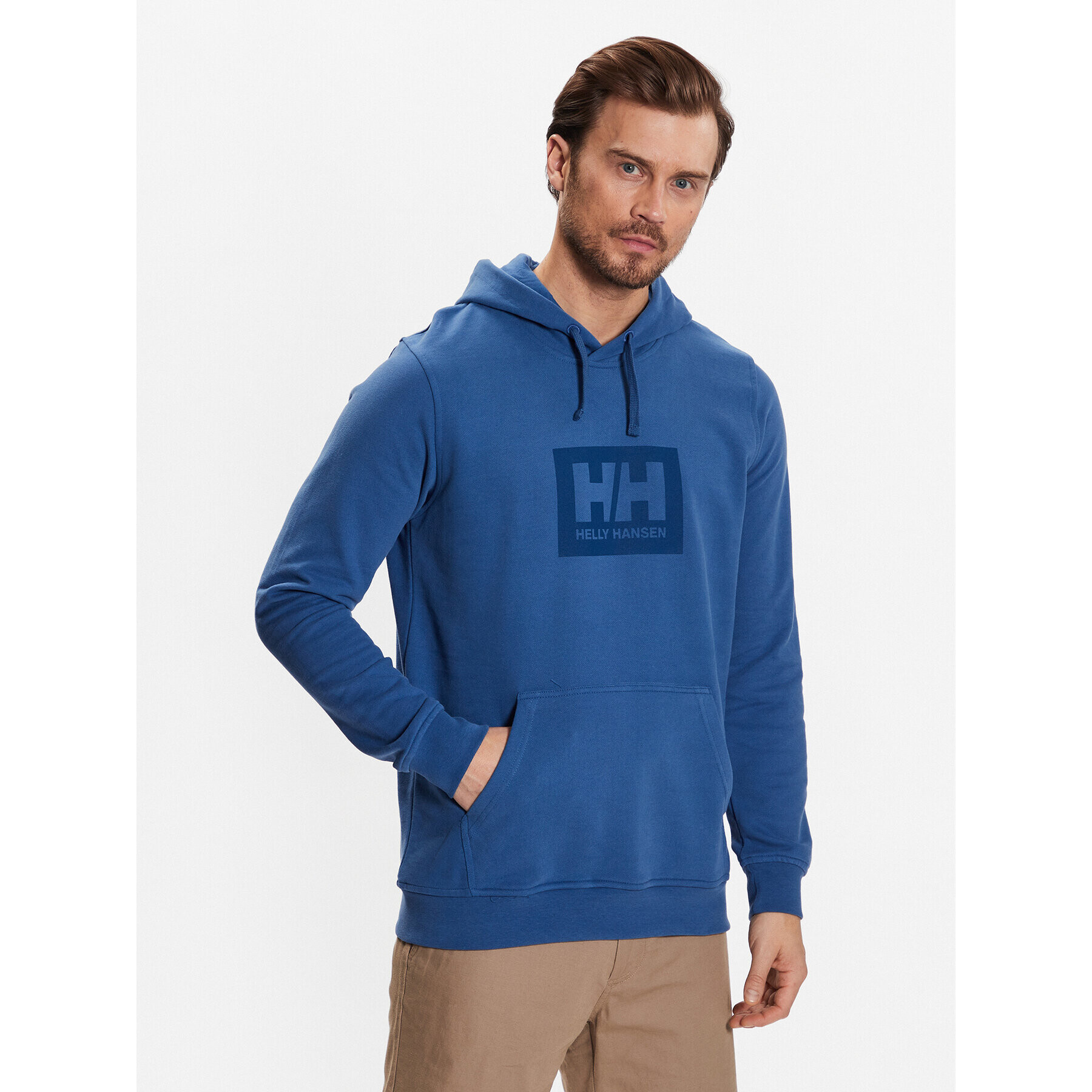 Helly Hansen Суитшърт Box 53289 Син Regular Fit - Pepit.bg