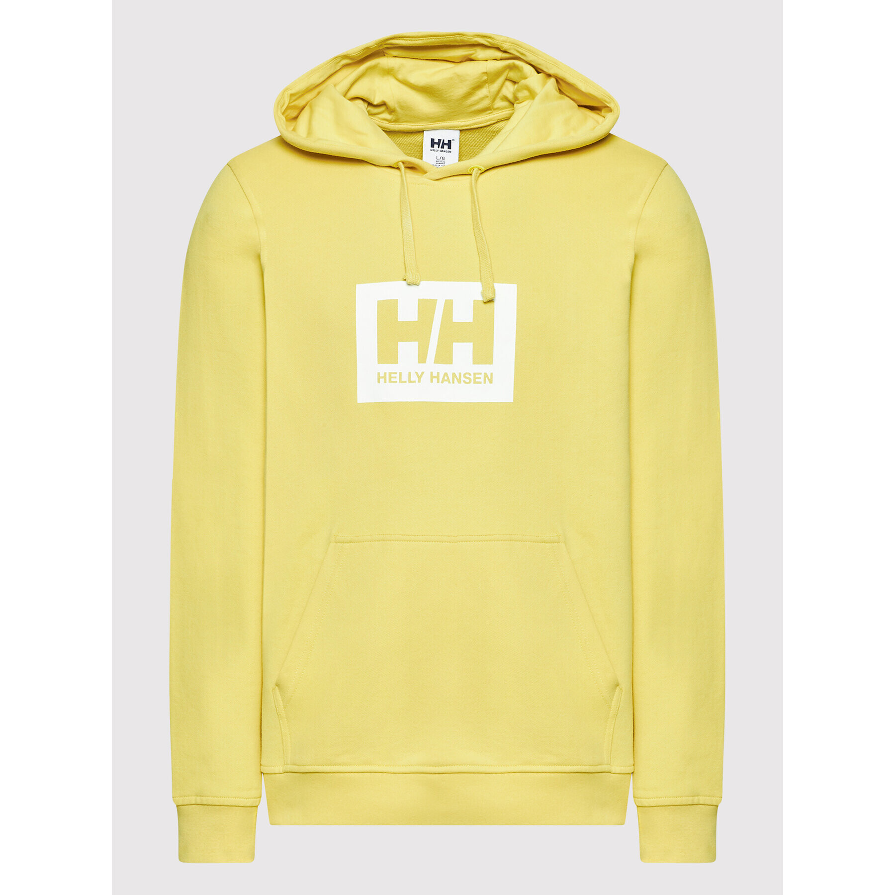 Helly Hansen Суитшърт Box 53289 Жълт Regular Fit - Pepit.bg