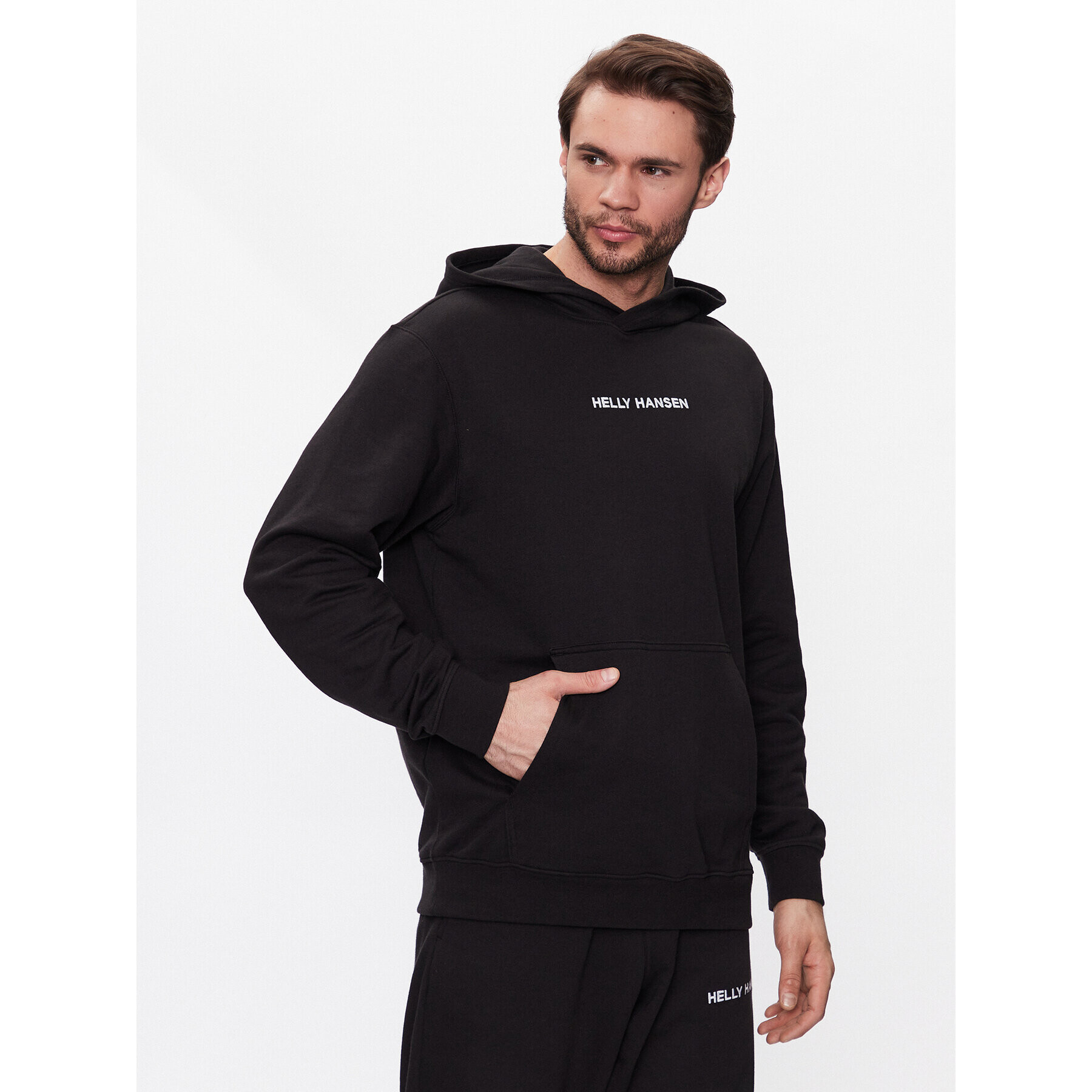 Helly Hansen Суитшърт Core Graphic 53924 Черен Regular Fit - Pepit.bg