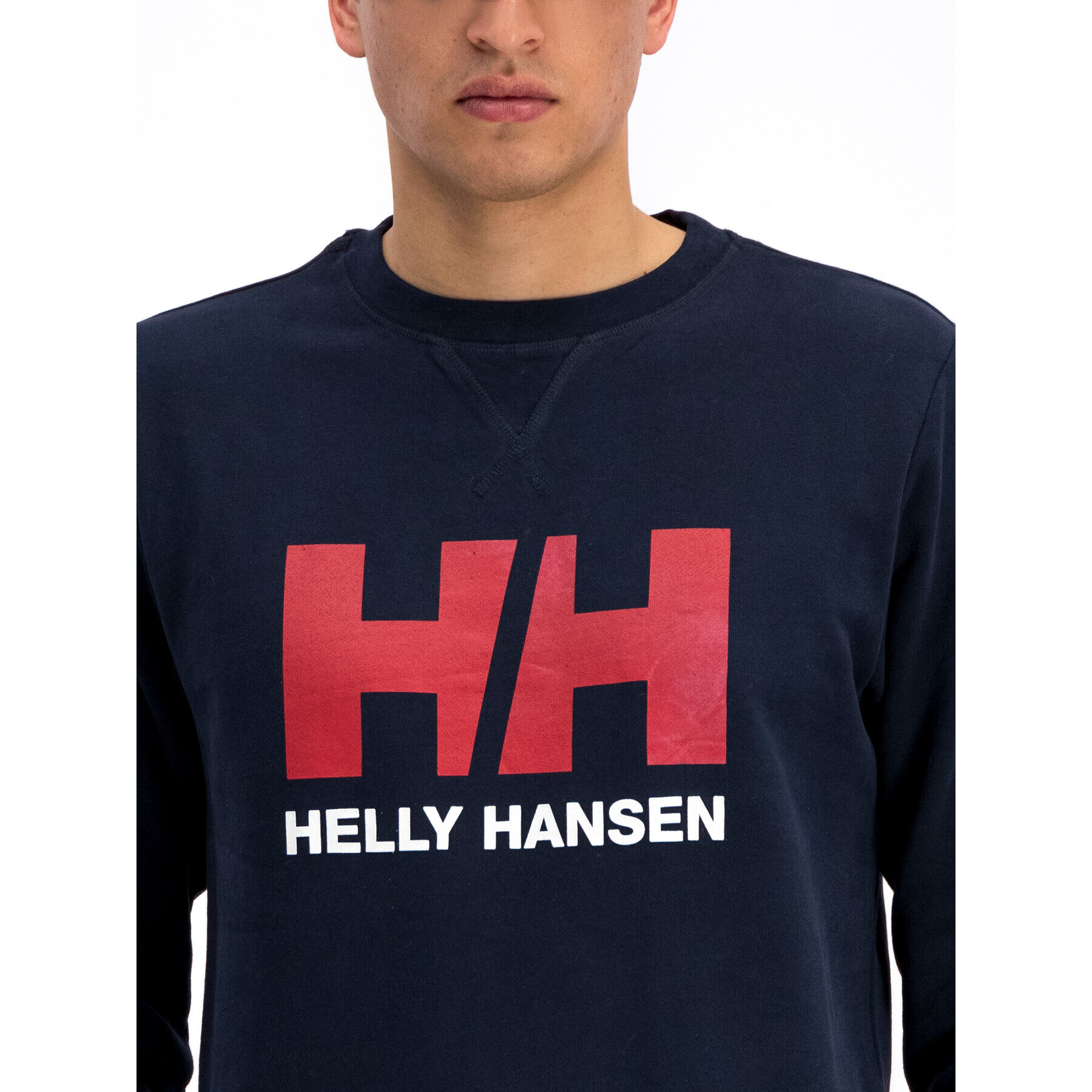 Helly Hansen Суитшърт Hh Logo Crew 34000 Тъмносин Regular Fit - Pepit.bg