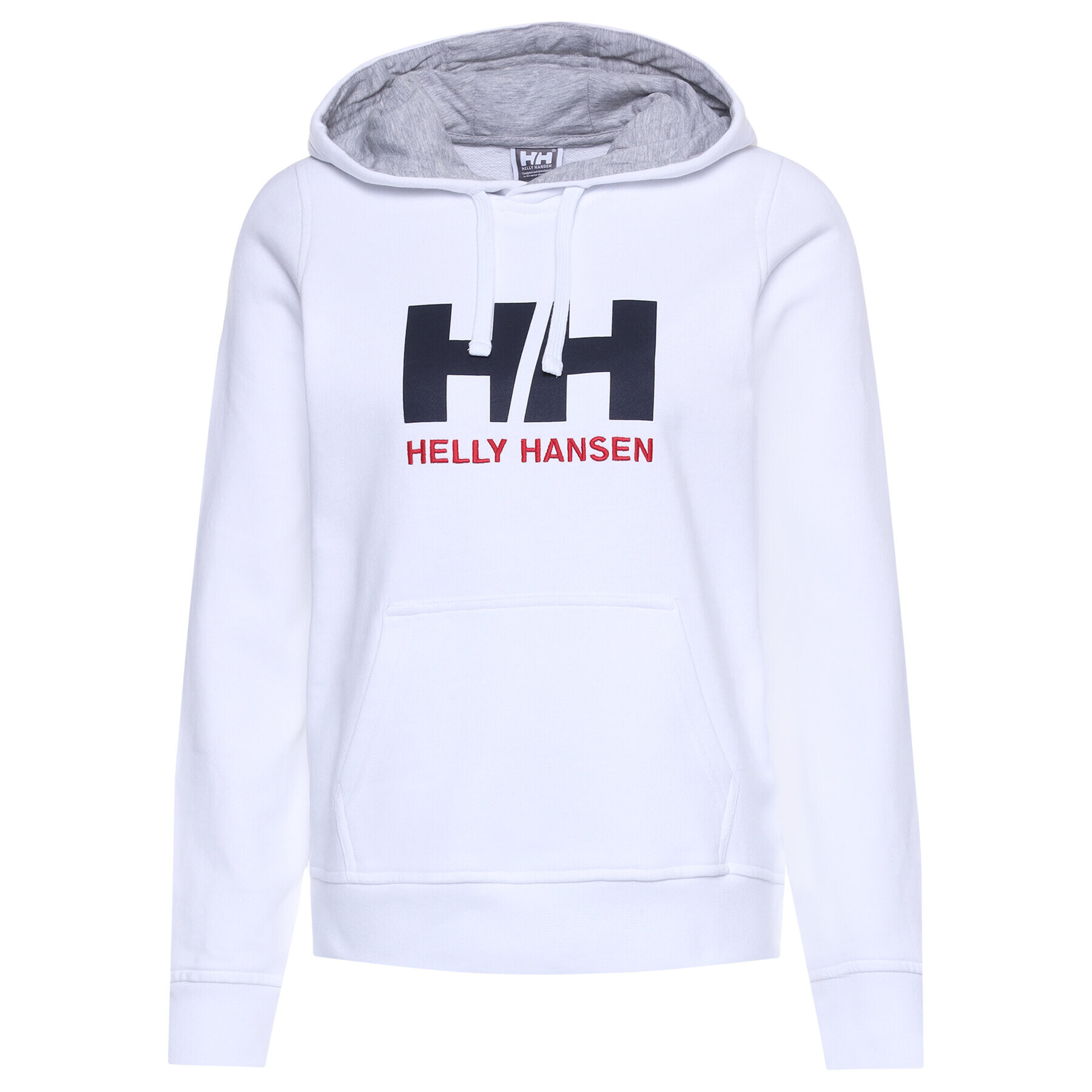 Helly Hansen Суитшърт Logo 33978 Бял Regular Fit - Pepit.bg