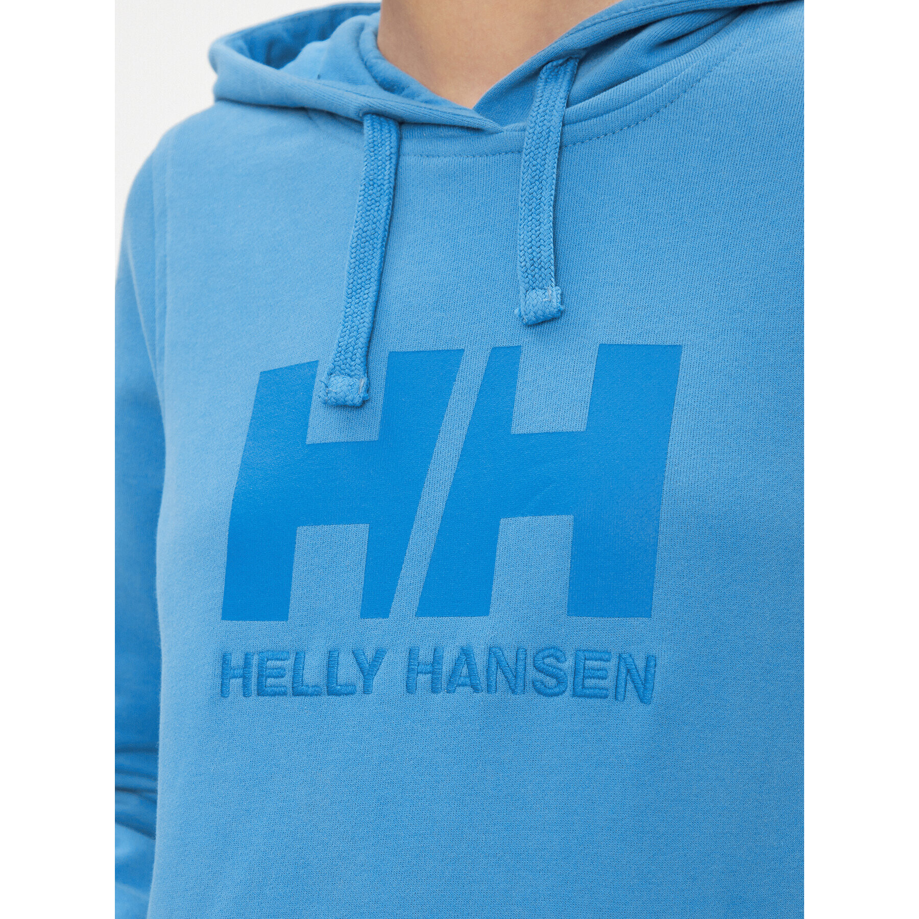 Helly Hansen Суитшърт Logo 33978 Син Regular Fit - Pepit.bg