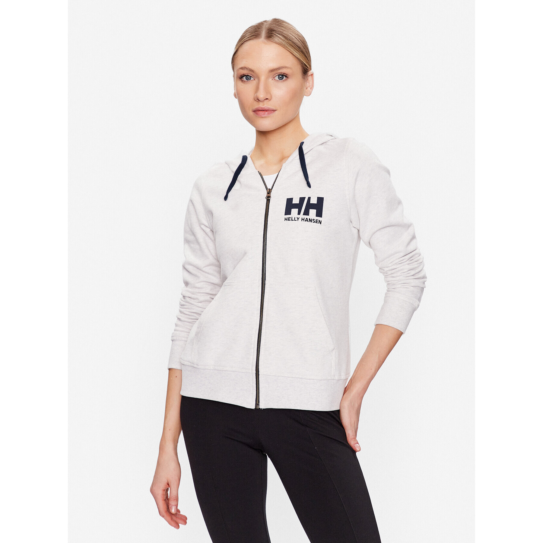 Helly Hansen Суитшърт Logo 33994 Екрю Regular Fit - Pepit.bg
