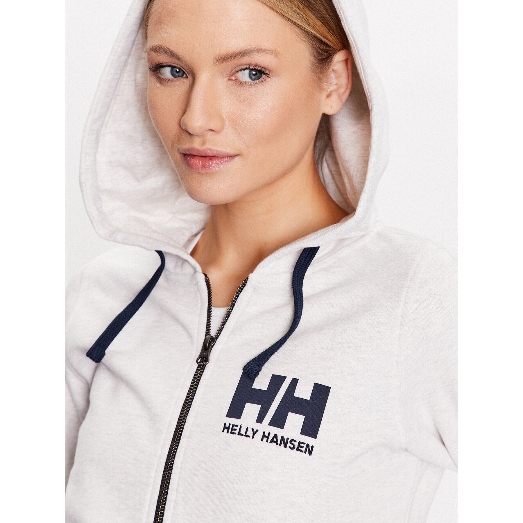 Helly Hansen Суитшърт Logo 33994 Екрю Regular Fit - Pepit.bg