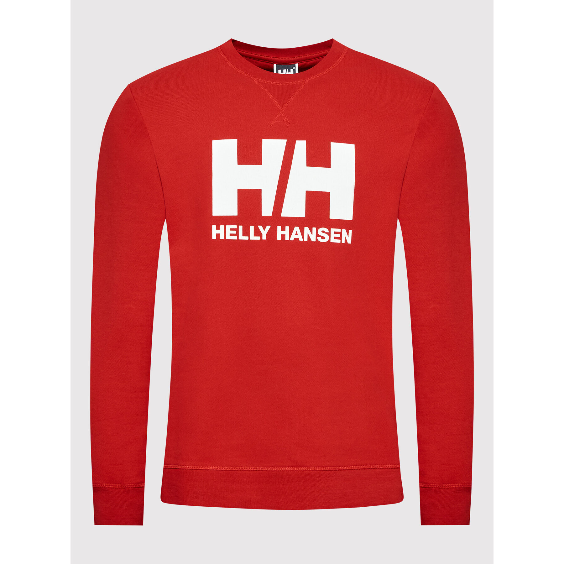 Helly Hansen Суитшърт Logo Crew 34000 Червен Regular Fit - Pepit.bg