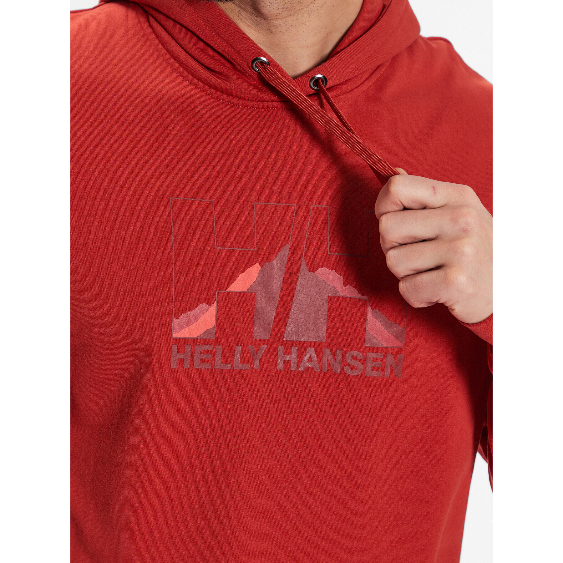 Helly Hansen Суитшърт Nord Graphic 62975 Оранжев Regular Fit - Pepit.bg