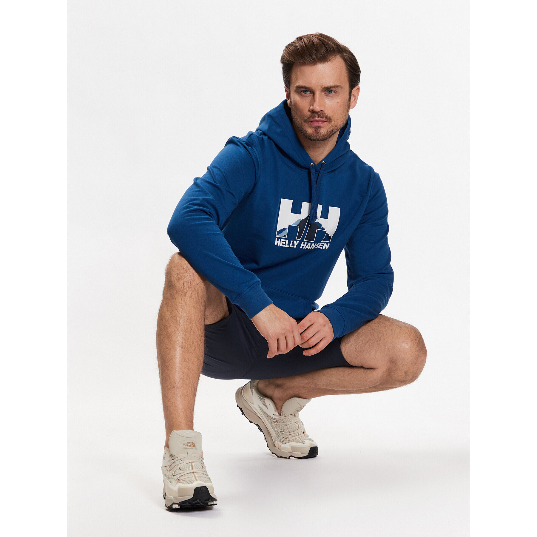 Helly Hansen Суитшърт Nord Graphic 62975 Син Regular Fit - Pepit.bg