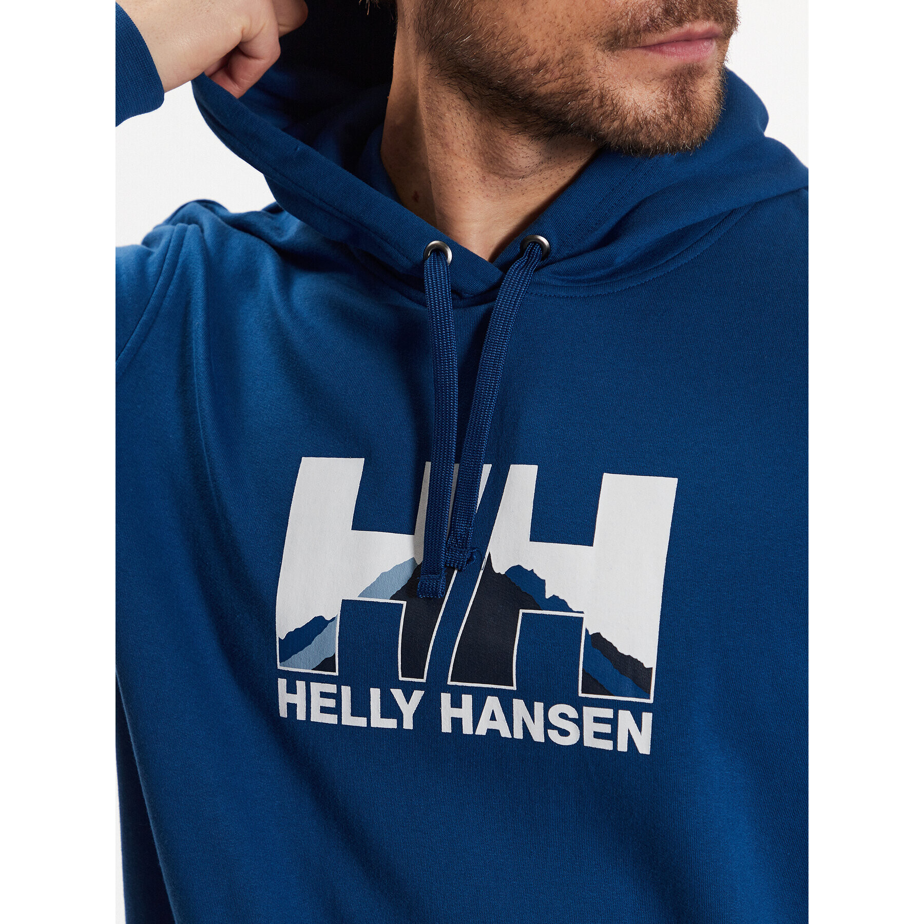 Helly Hansen Суитшърт Nord Graphic 62975 Син Regular Fit - Pepit.bg