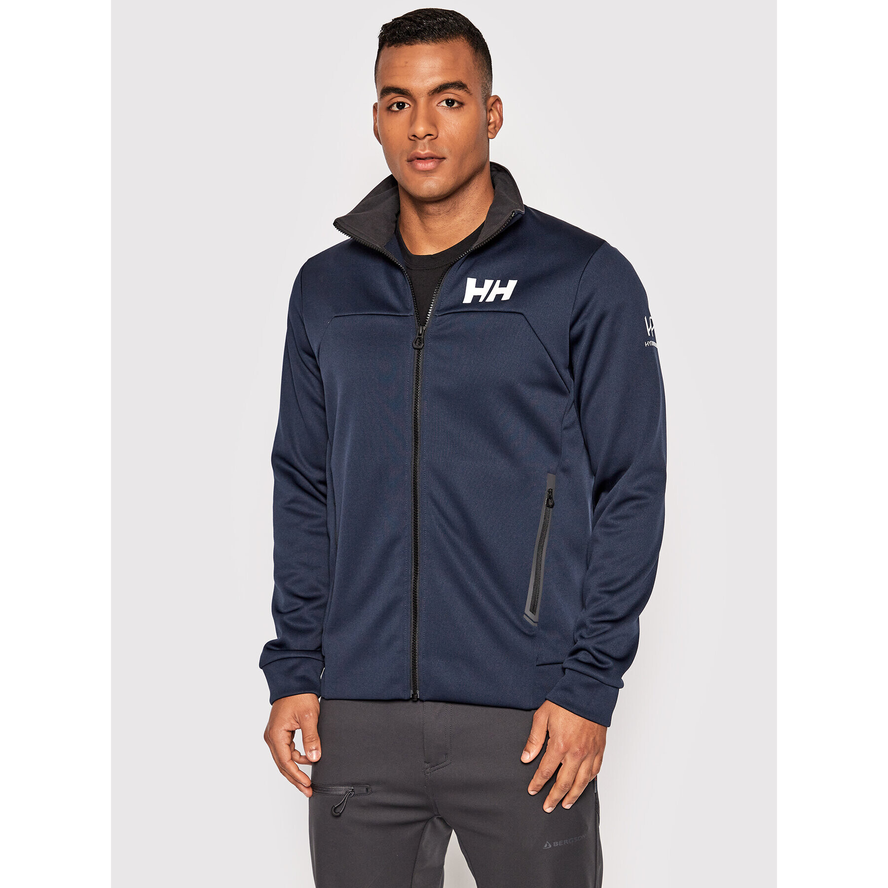 Helly Hansen Суитшърт от техническо трико Hp Fleece 34043 Тъмносин Regular Fit - Pepit.bg