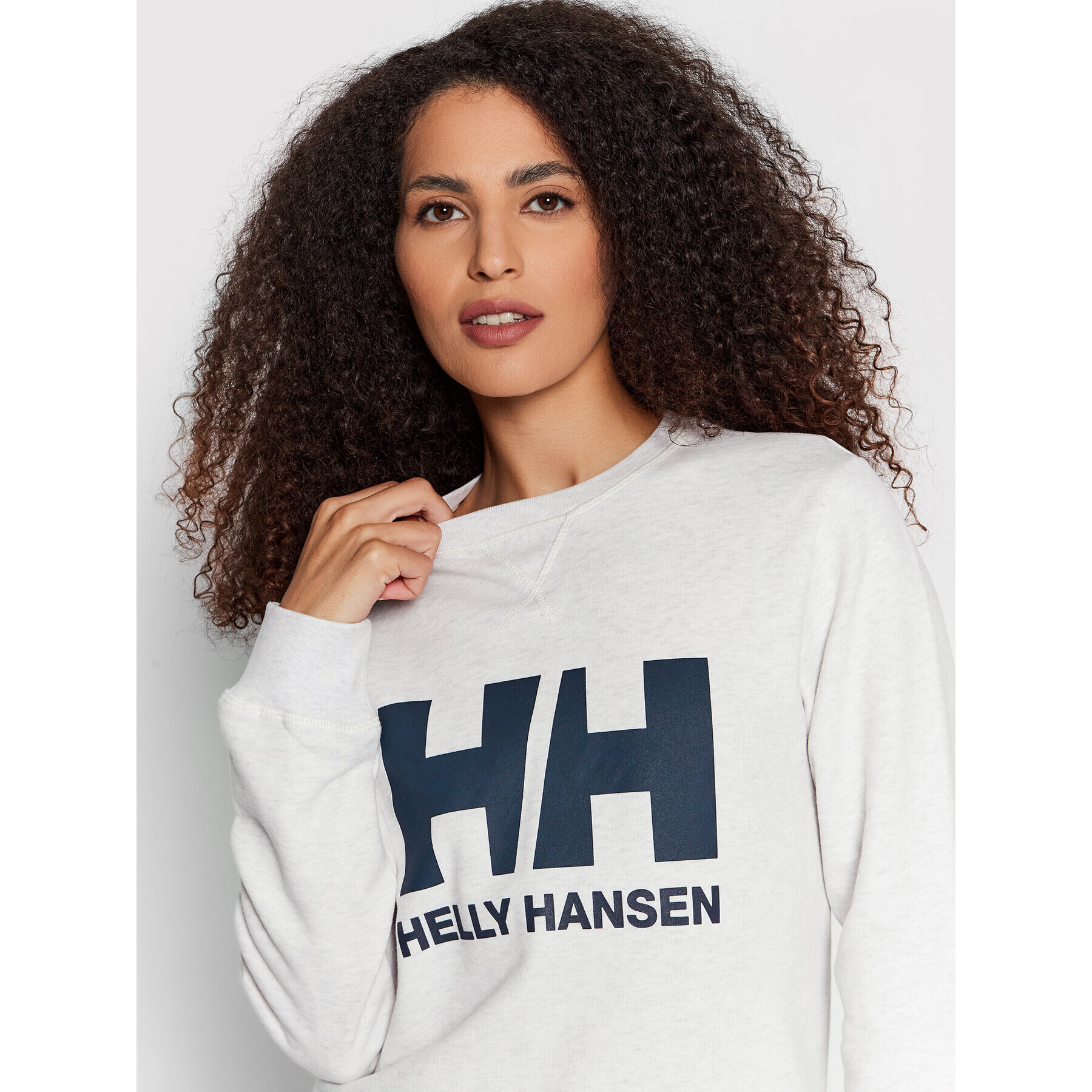 Helly Hansen Суитшърт Pull Crew Hh Logo 34003 Сив Regular Fit - Pepit.bg