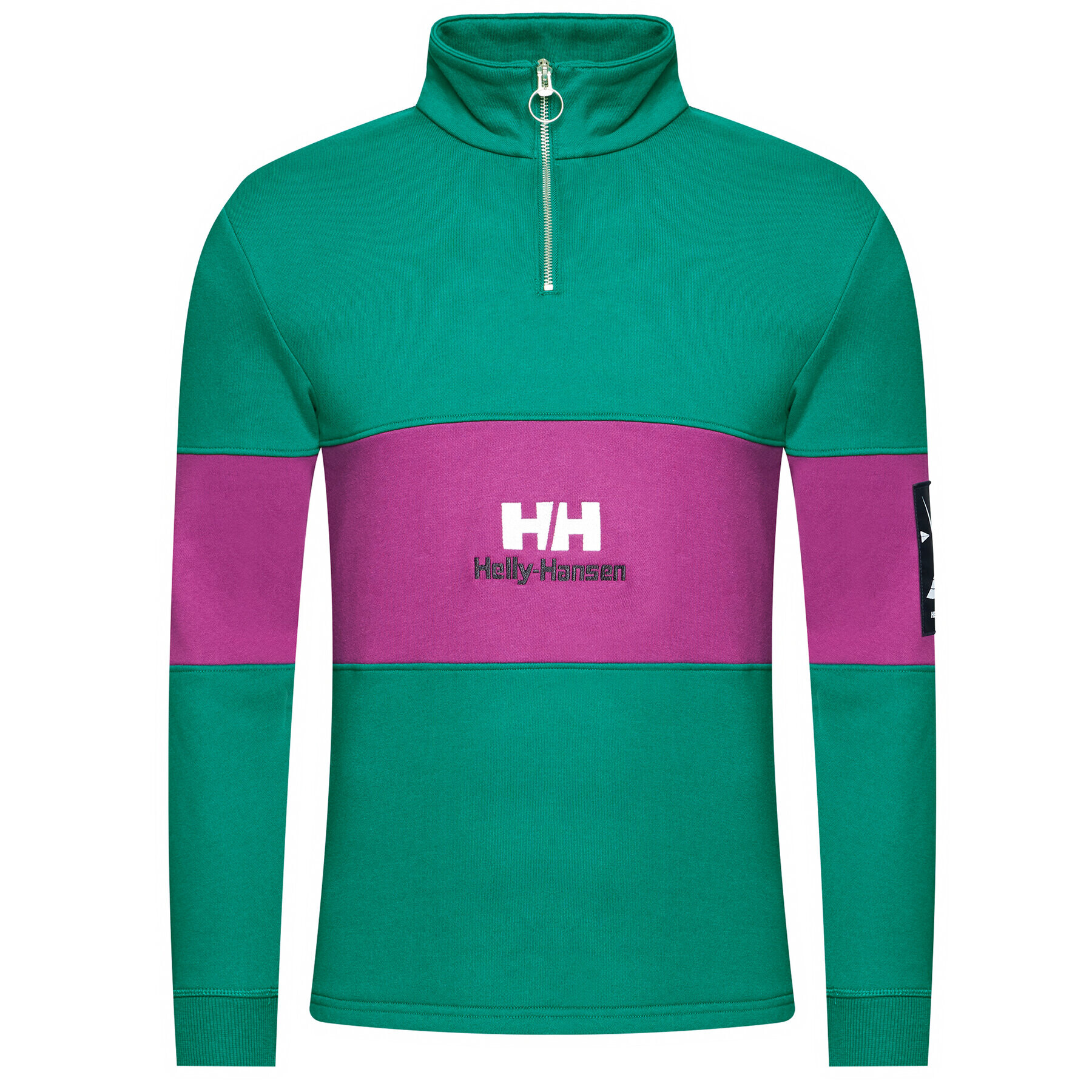 Helly Hansen Суитшърт YU20 1/2 Zip 53456 Зелен Regular Fit - Pepit.bg