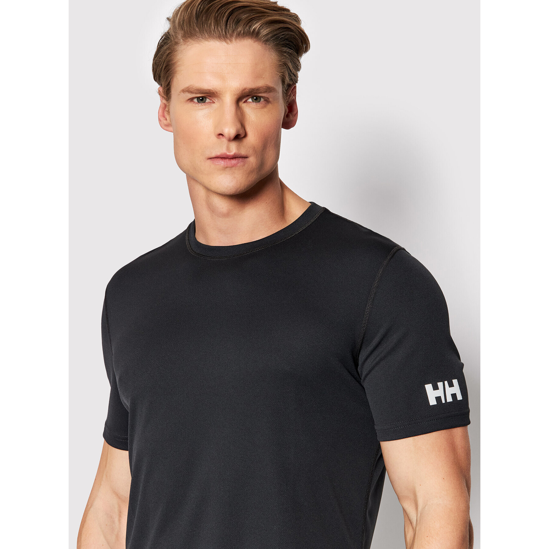 Helly Hansen Тениска от техническо трико Active Tech 48363 Сив Regular Fit - Pepit.bg