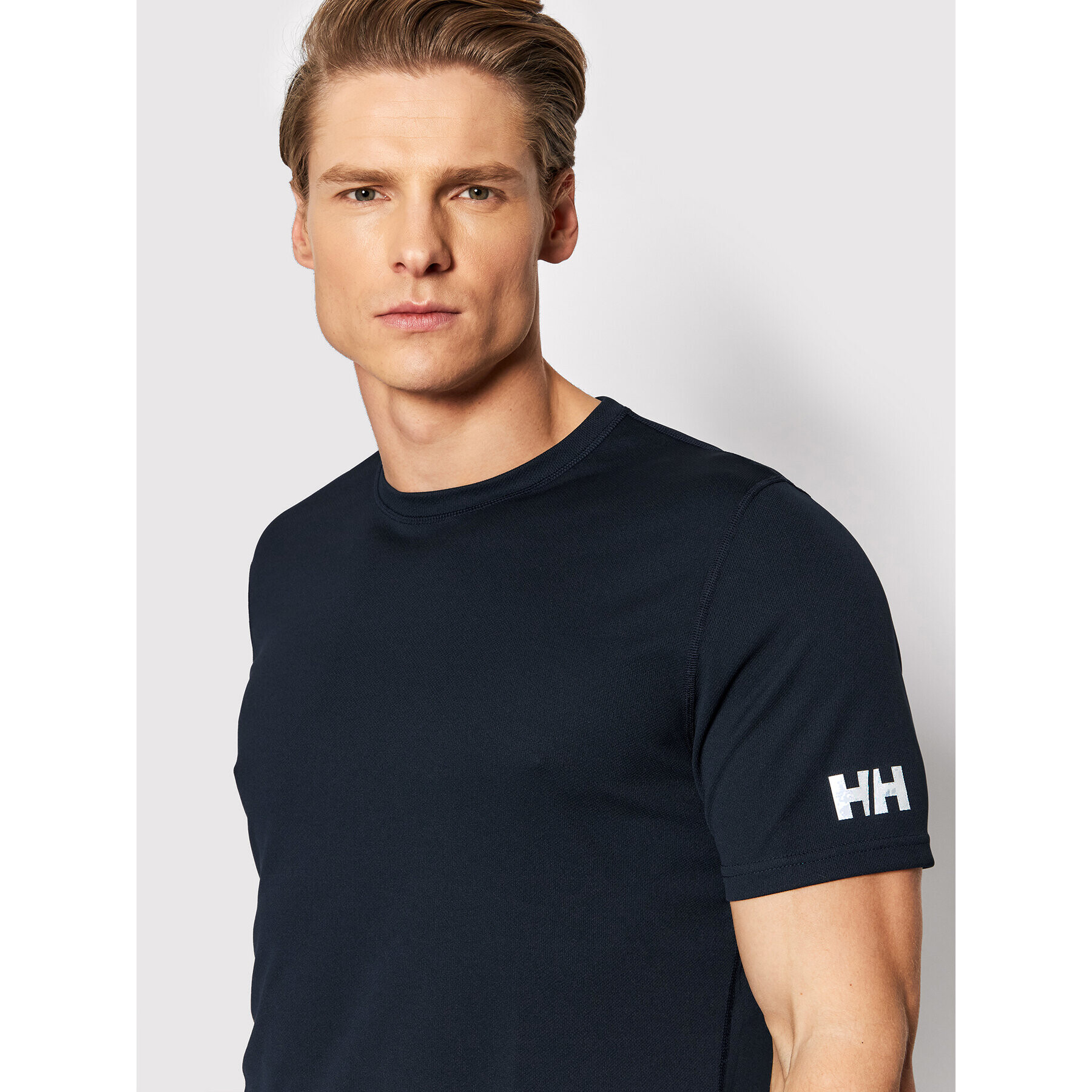 Helly Hansen Тениска от техническо трико Active Tech 48363 Тъмносин Regular Fit - Pepit.bg