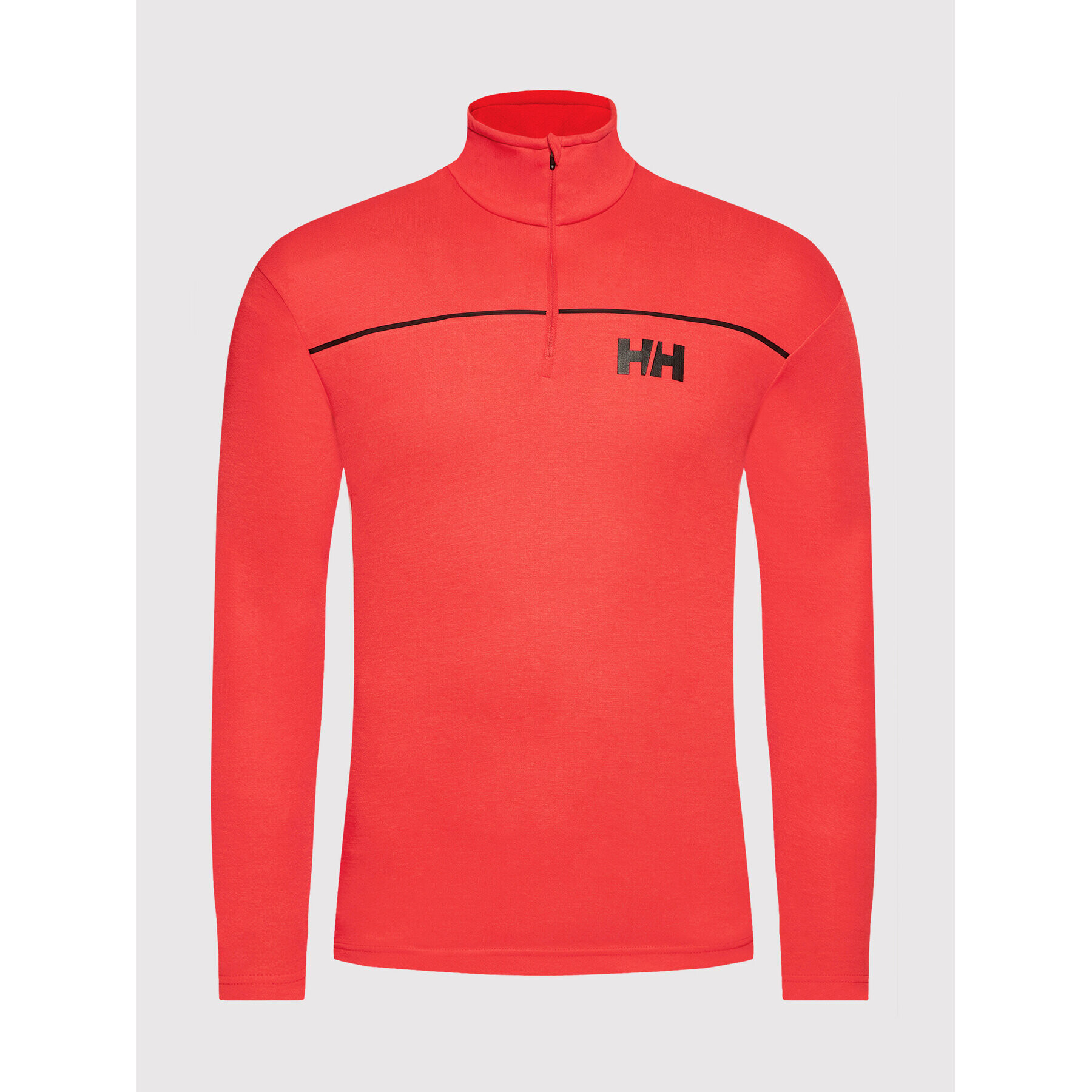 Helly Hansen Тениска от техническо трико Demi-Fermeture 30208 Червен Regular Fit - Pepit.bg