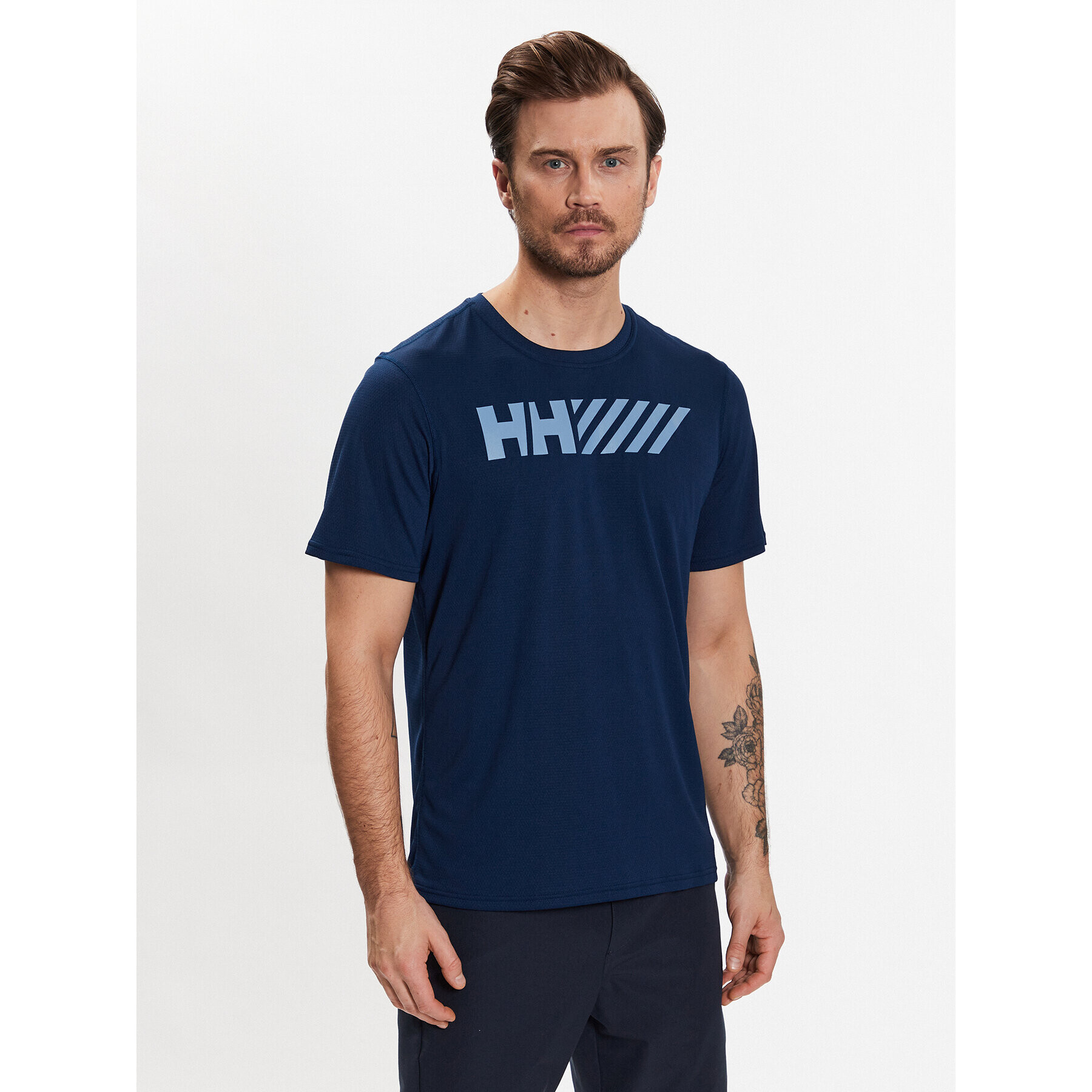 Helly Hansen Тениска от техническо трико Lifa 48498 Тъмносин Regular Fit - Pepit.bg