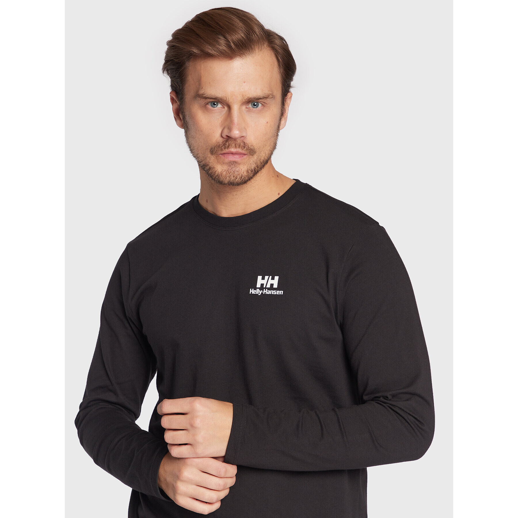 Helly Hansen Тениска с дълъг ръкав Yu20 53465 Черен Regular Fit - Pepit.bg