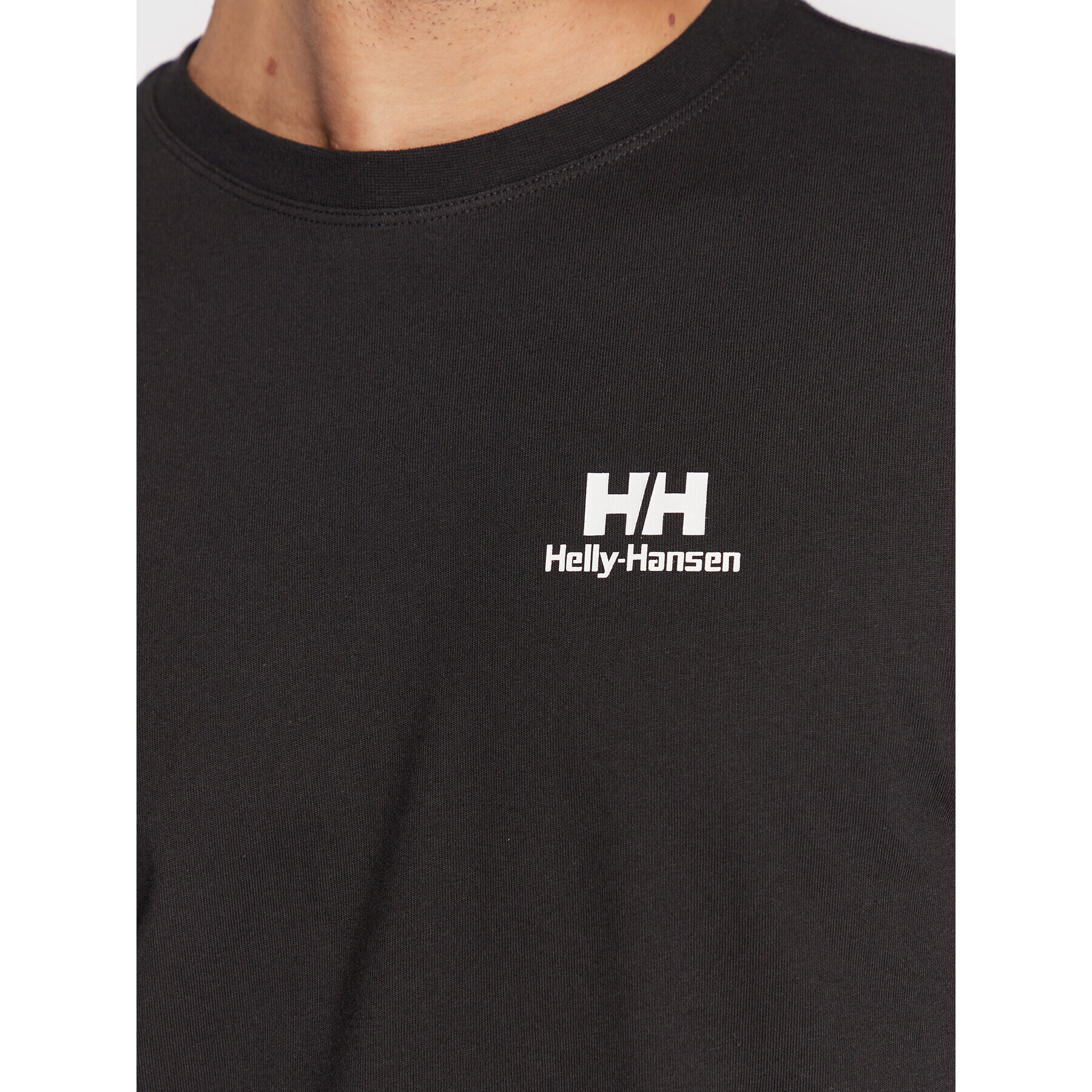 Helly Hansen Тениска с дълъг ръкав Yu20 53465 Черен Regular Fit - Pepit.bg