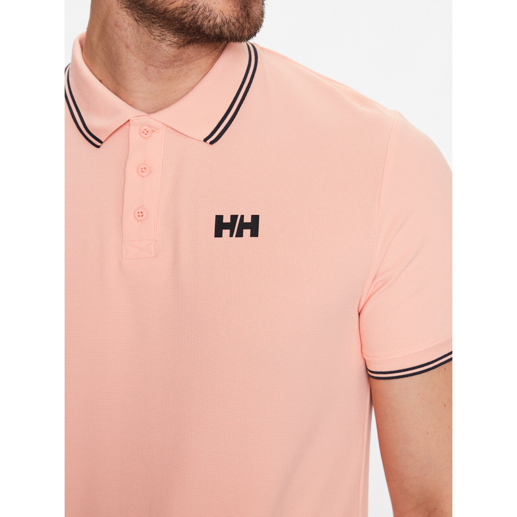 Helly Hansen Тениска с яка и копчета Kos 34068 Оранжев Fitted Fit - Pepit.bg