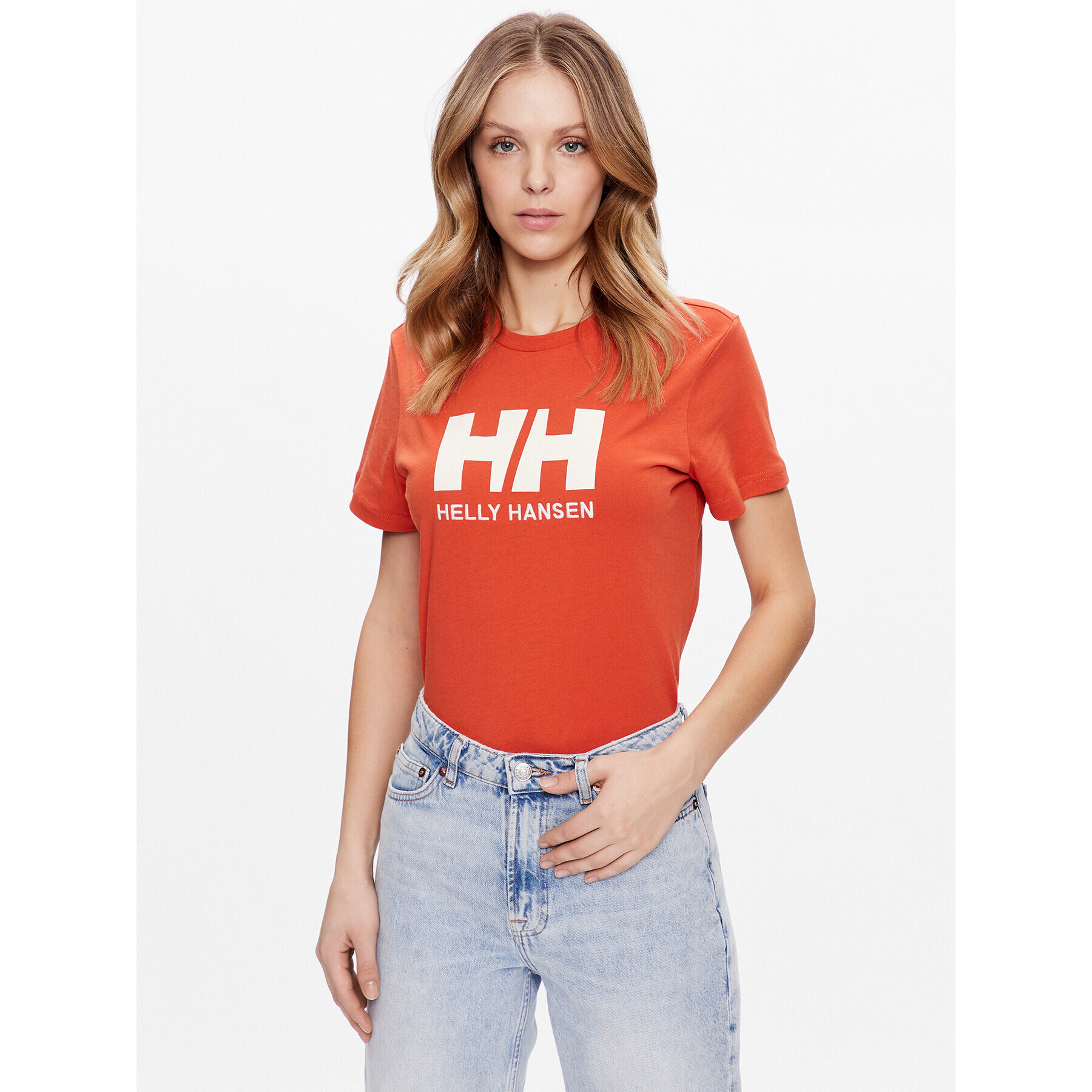 Helly Hansen Тишърт 34112 Оранжев Regular Fit - Pepit.bg