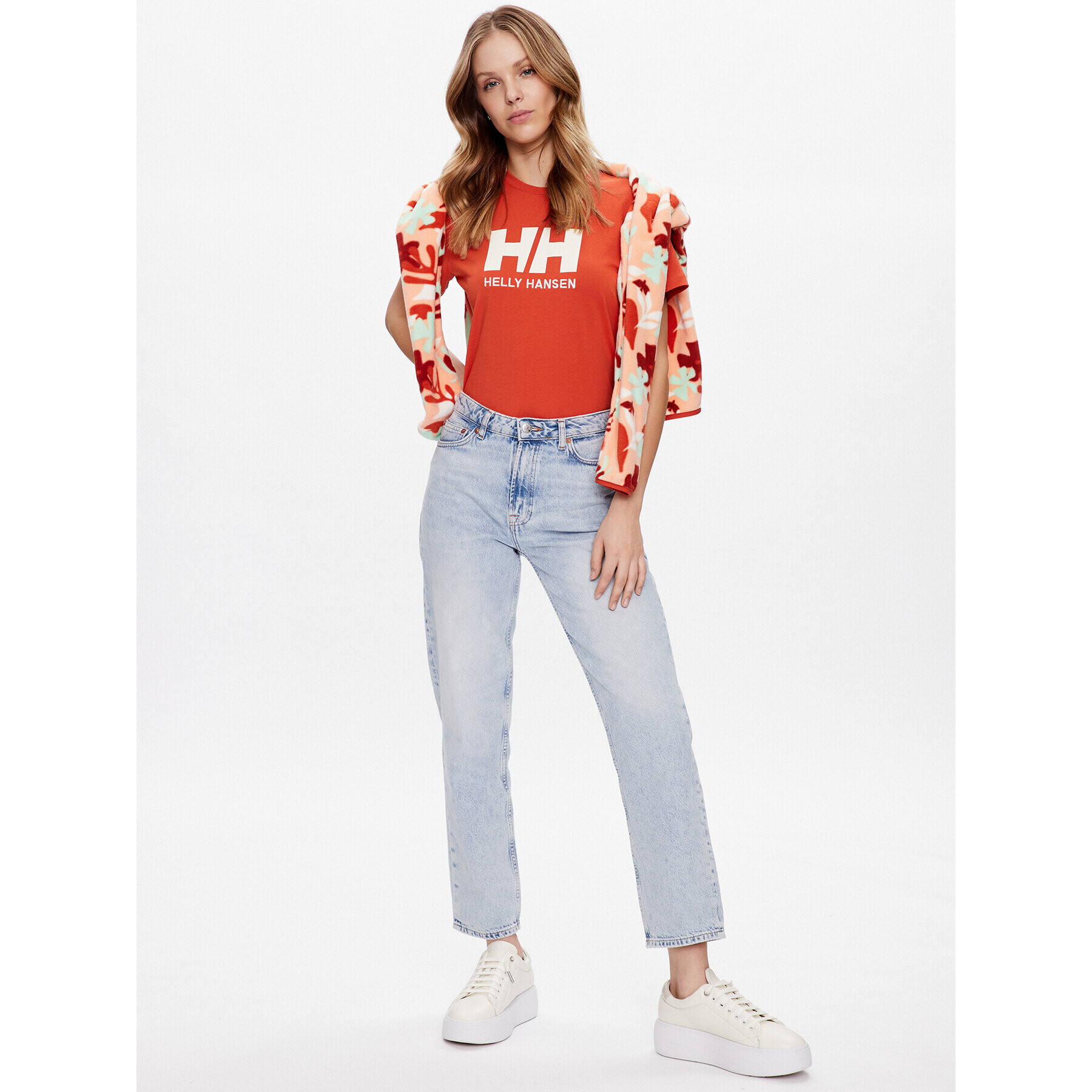 Helly Hansen Тишърт 34112 Оранжев Regular Fit - Pepit.bg