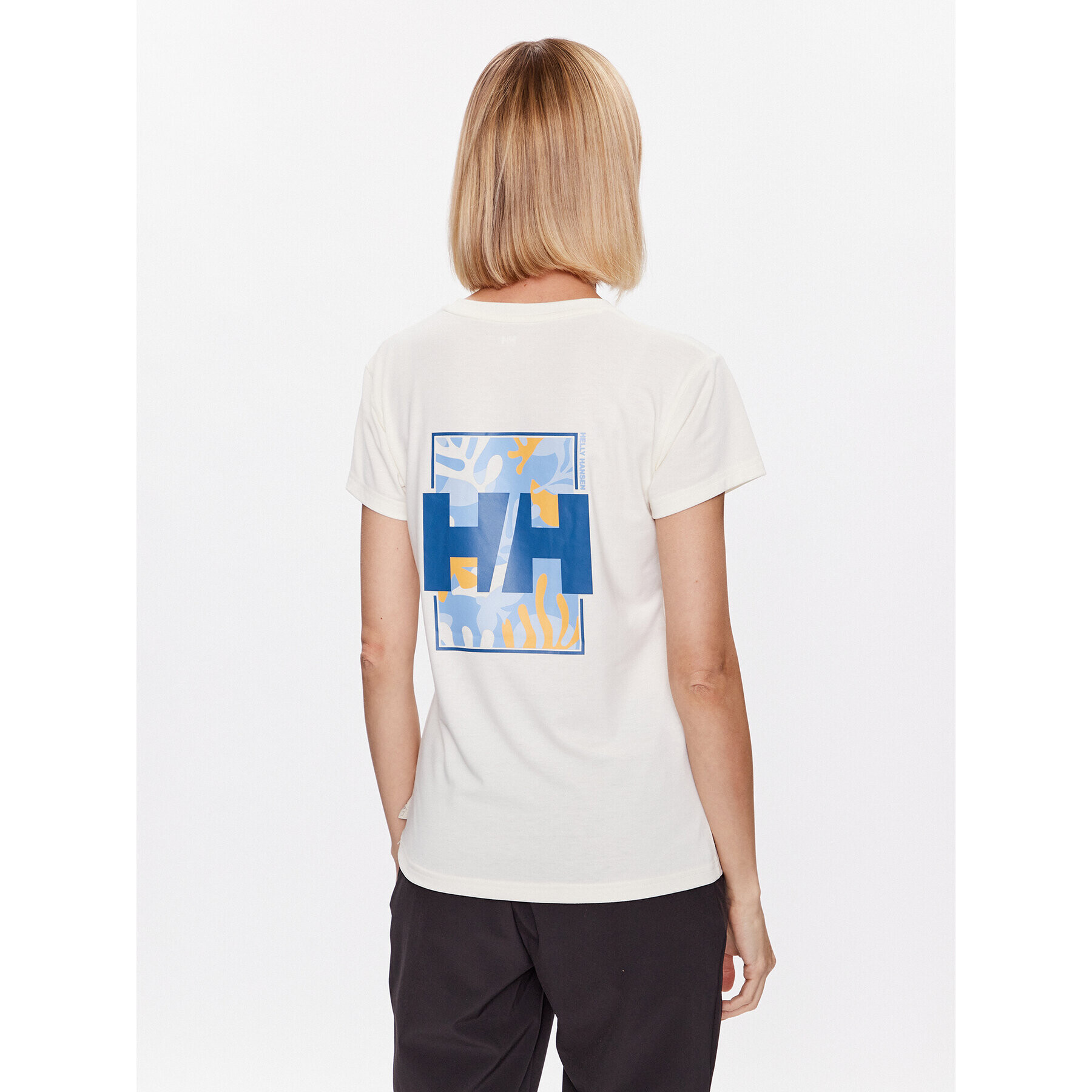 Helly Hansen Тишърт 63083 Жълт Regular Fit - Pepit.bg