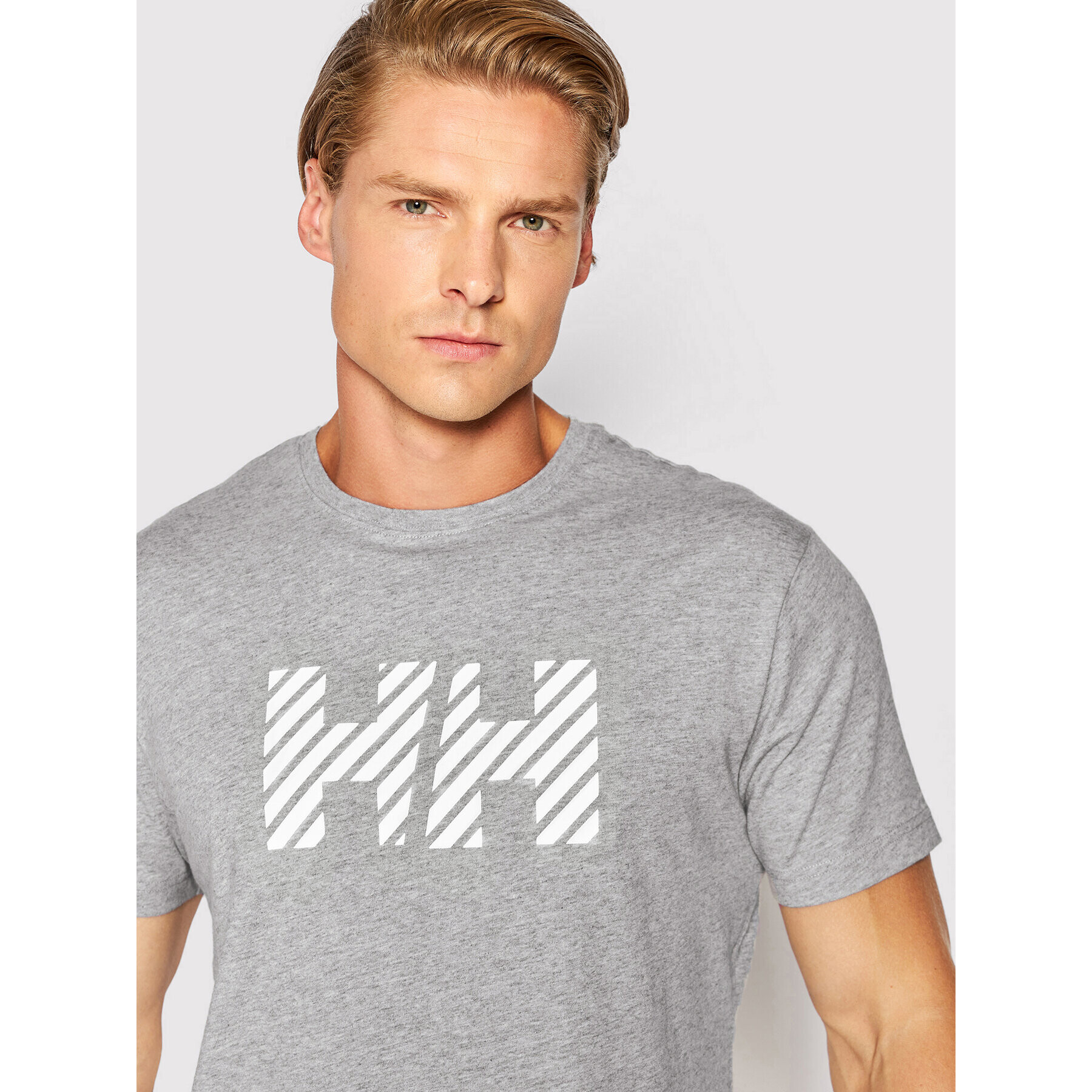 Helly Hansen Тишърт Active 53428 Сив Regular Fit - Pepit.bg