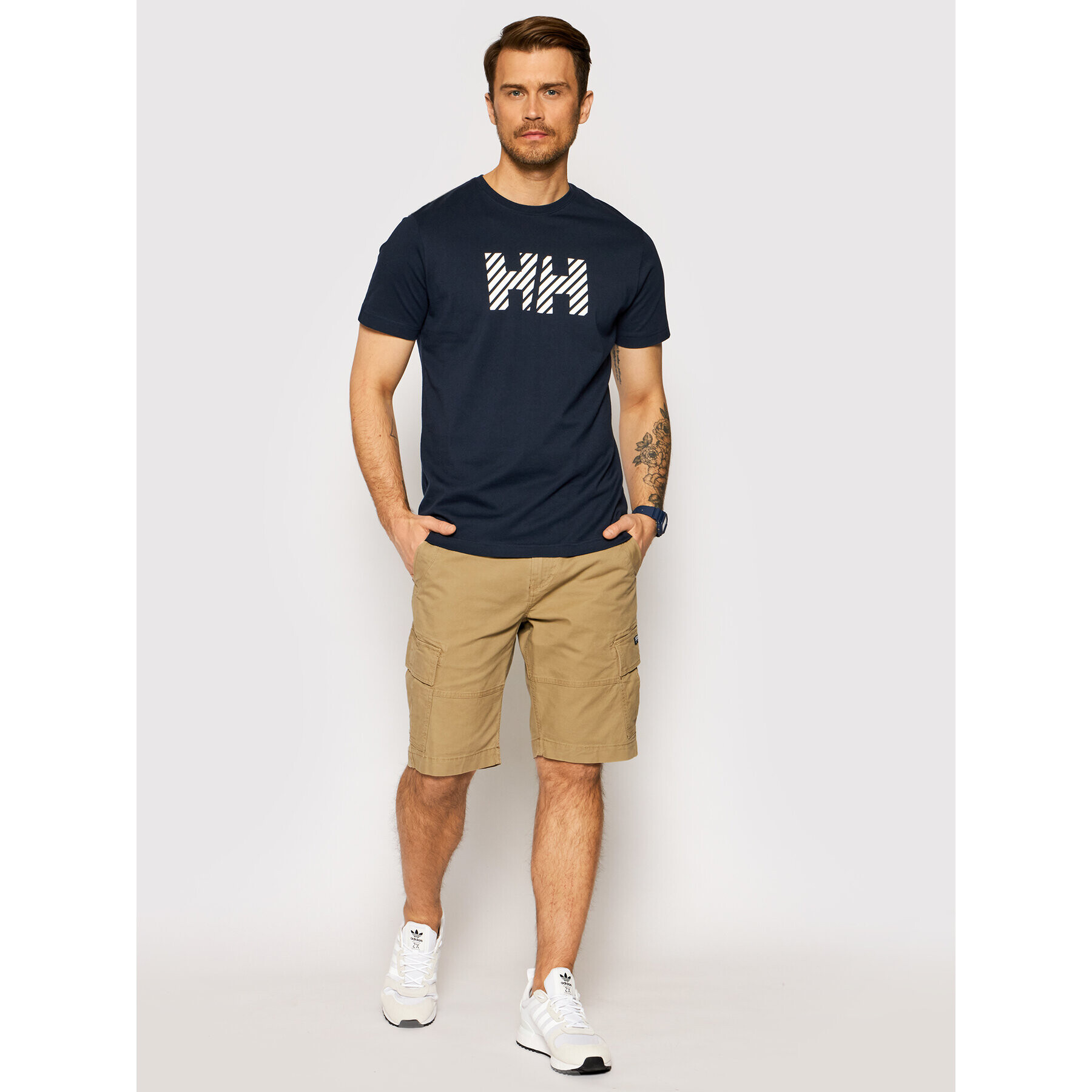 Helly Hansen Тишърт Active 53428 Тъмносин Regular Fit - Pepit.bg