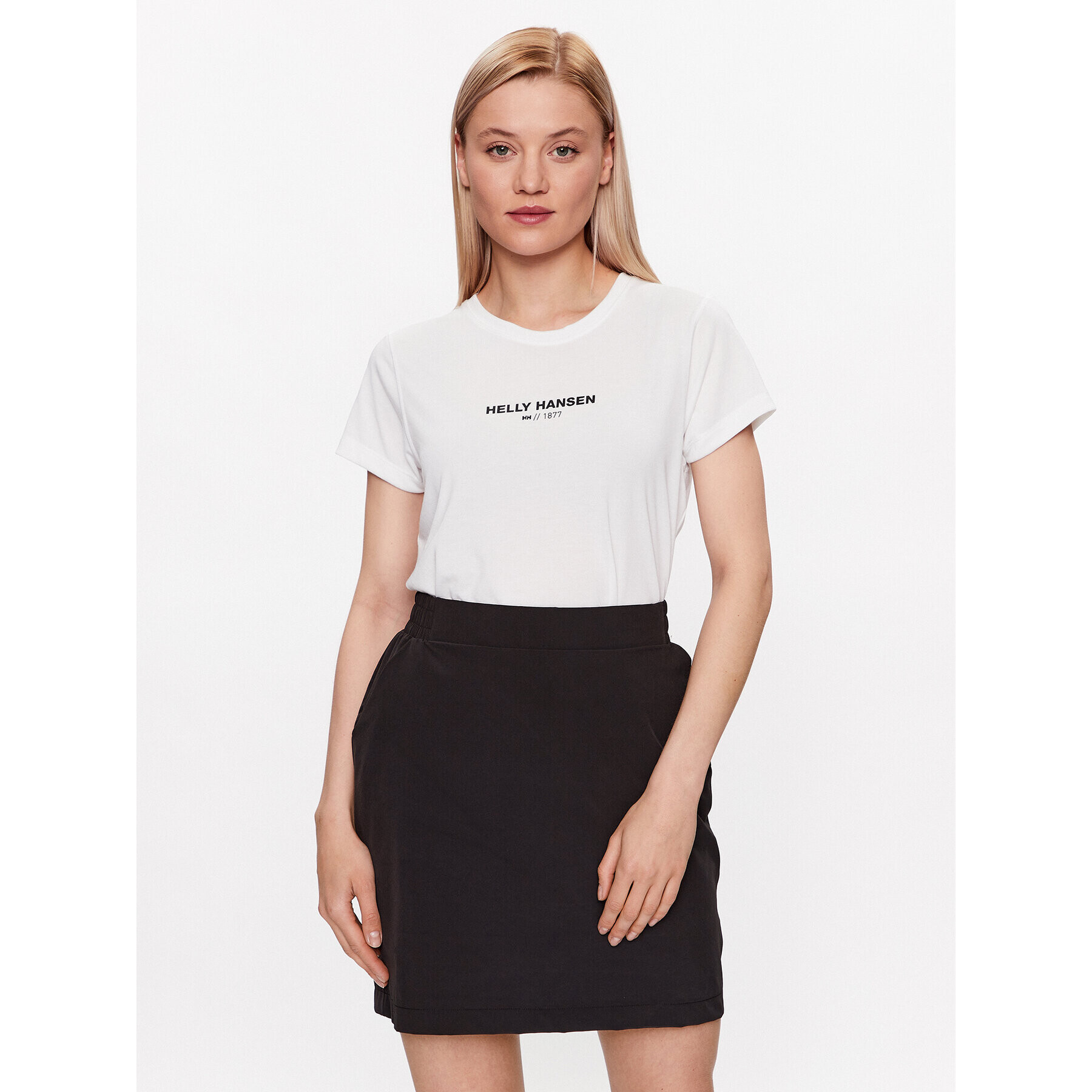 Helly Hansen Тишърт Allure 53970 Бял Regular Fit - Pepit.bg