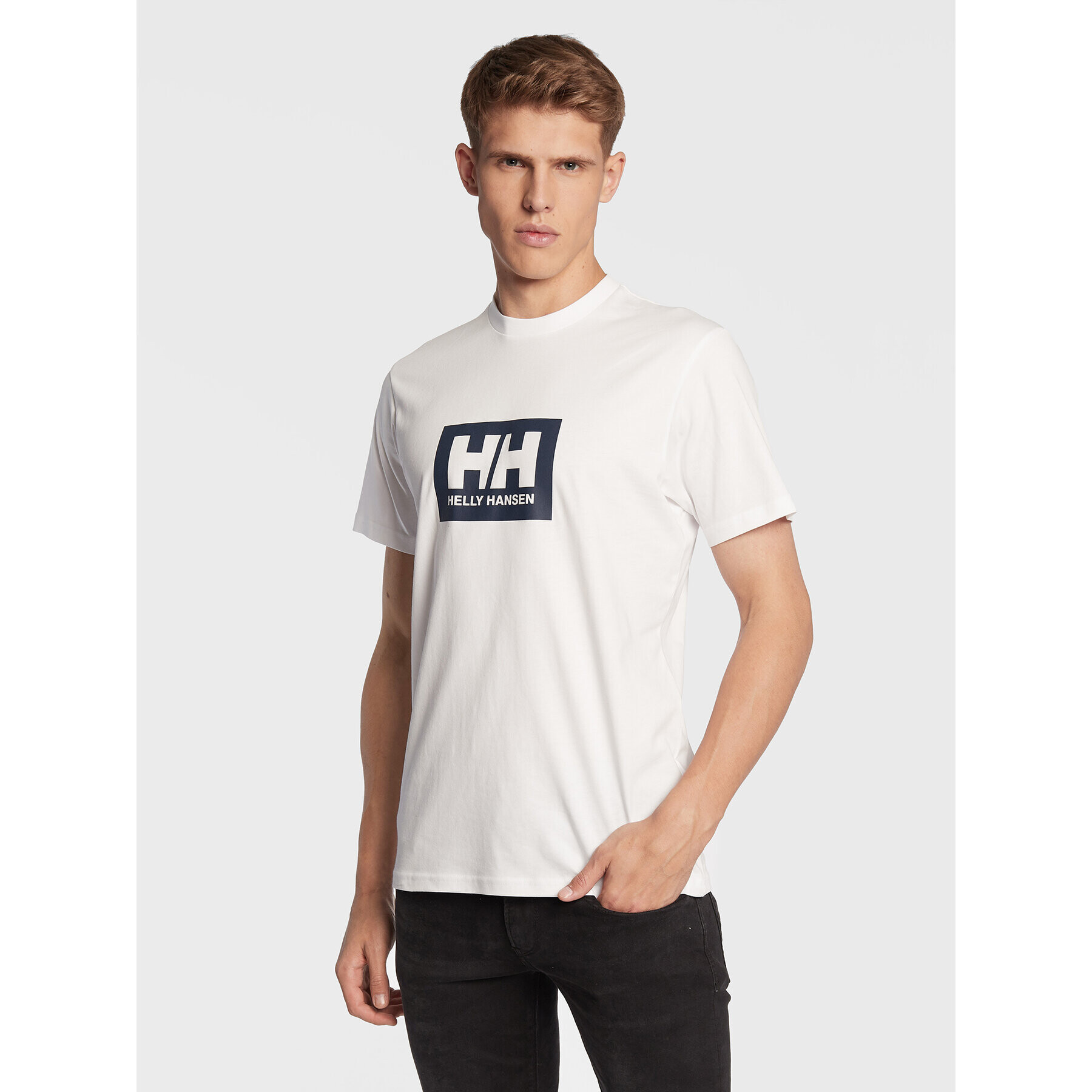 Helly Hansen Тишърт Box 53285 Бял Regular Fit - Pepit.bg