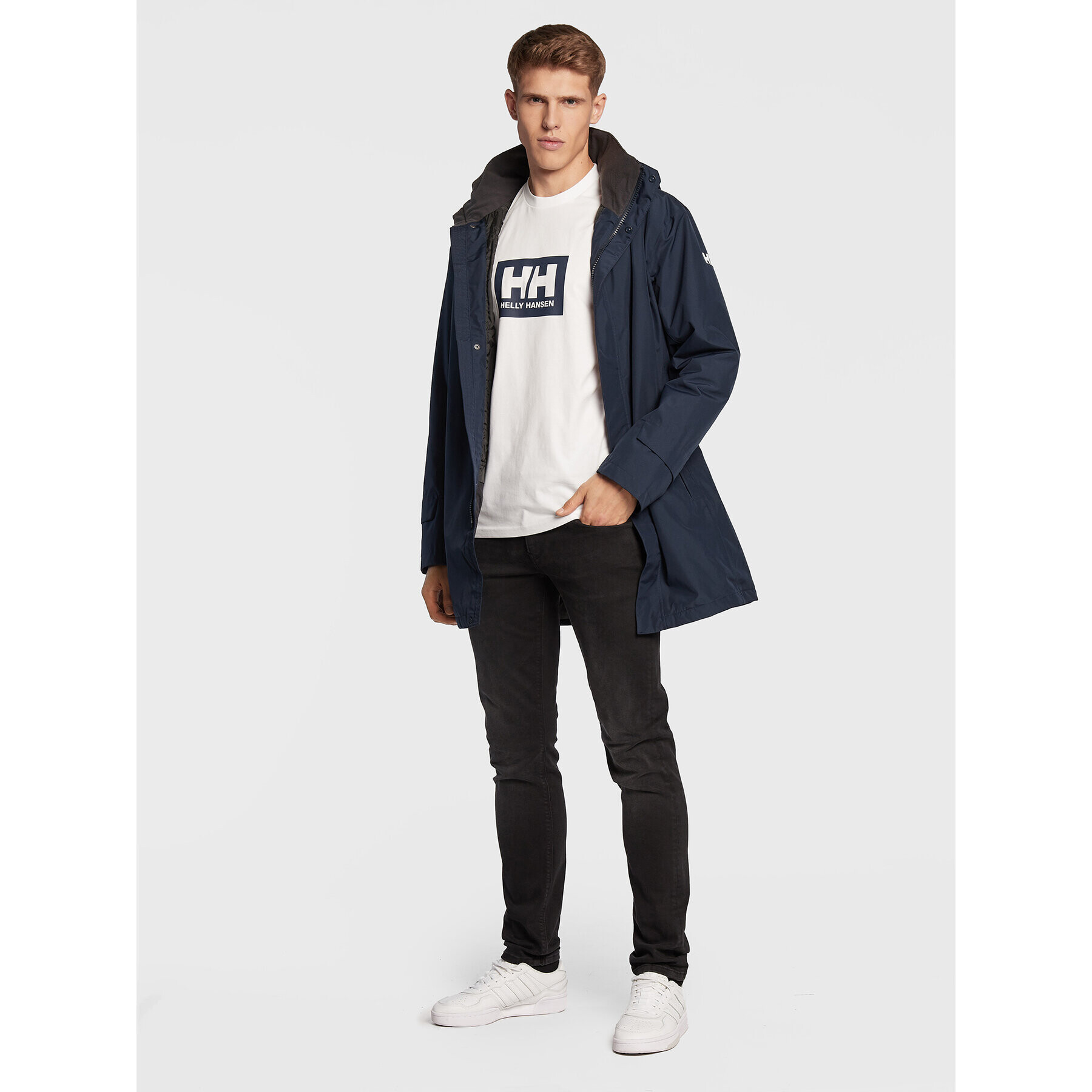 Helly Hansen Тишърт Box 53285 Бял Regular Fit - Pepit.bg