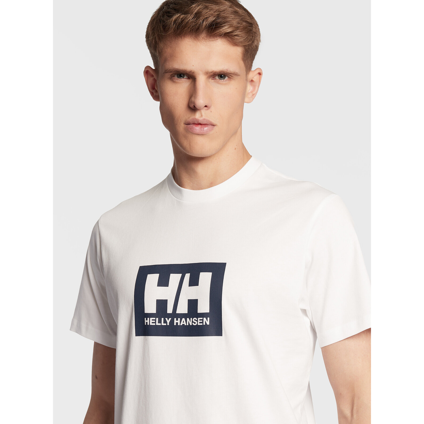 Helly Hansen Тишърт Box 53285 Бял Regular Fit - Pepit.bg