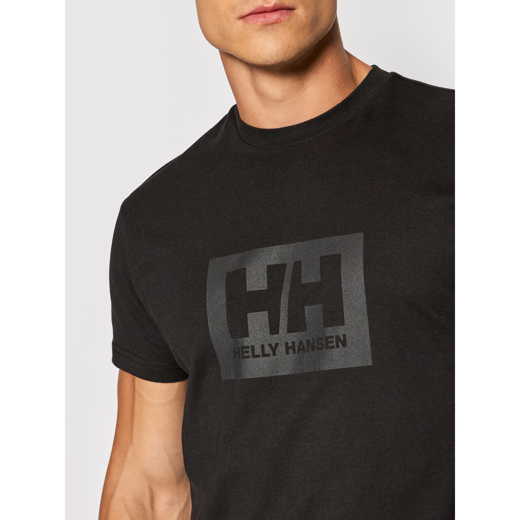 Helly Hansen Тишърт Box 53285 Черен Regular Fit - Pepit.bg