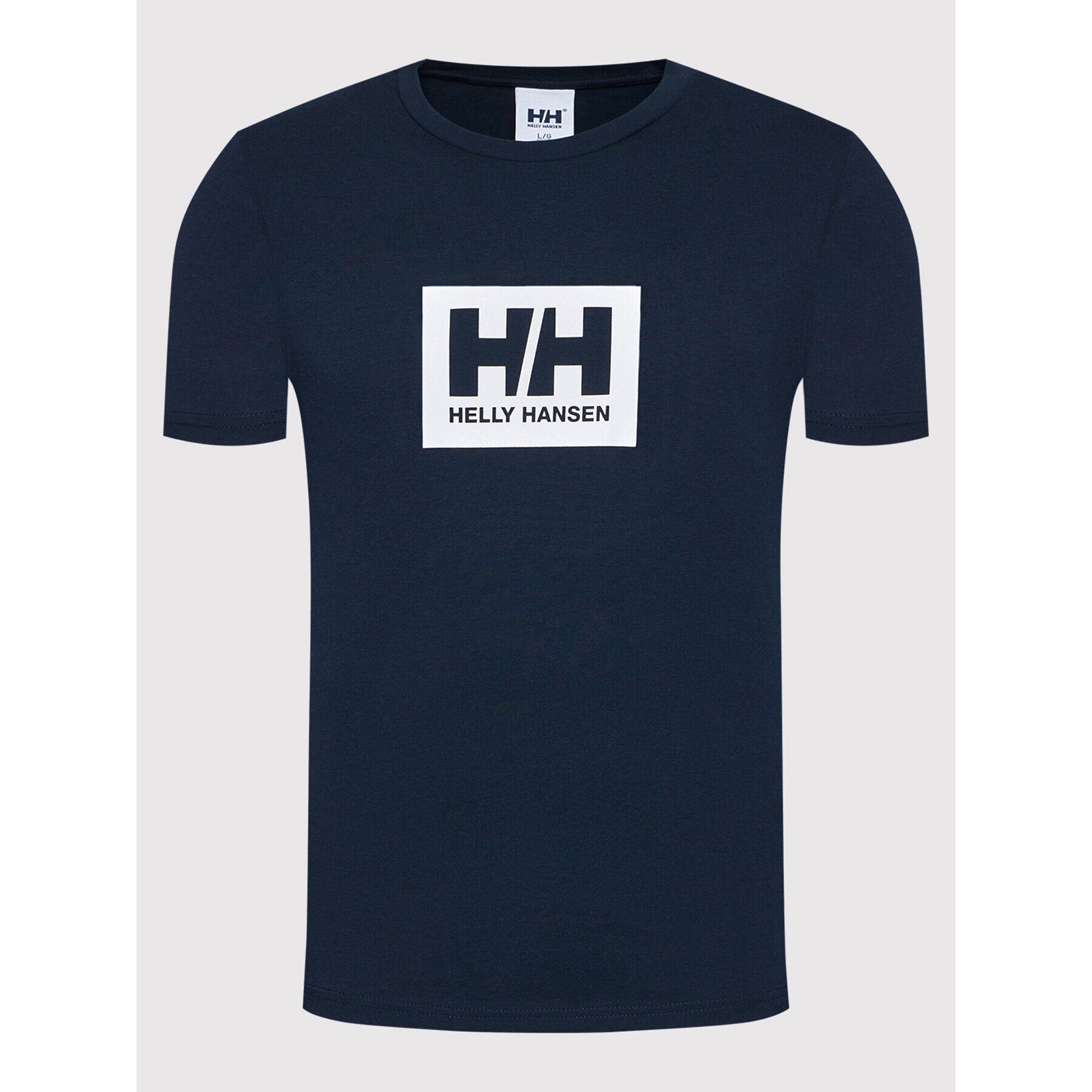 Helly Hansen Тишърт Box 53285 Тъмносин Regular Fit - Pepit.bg