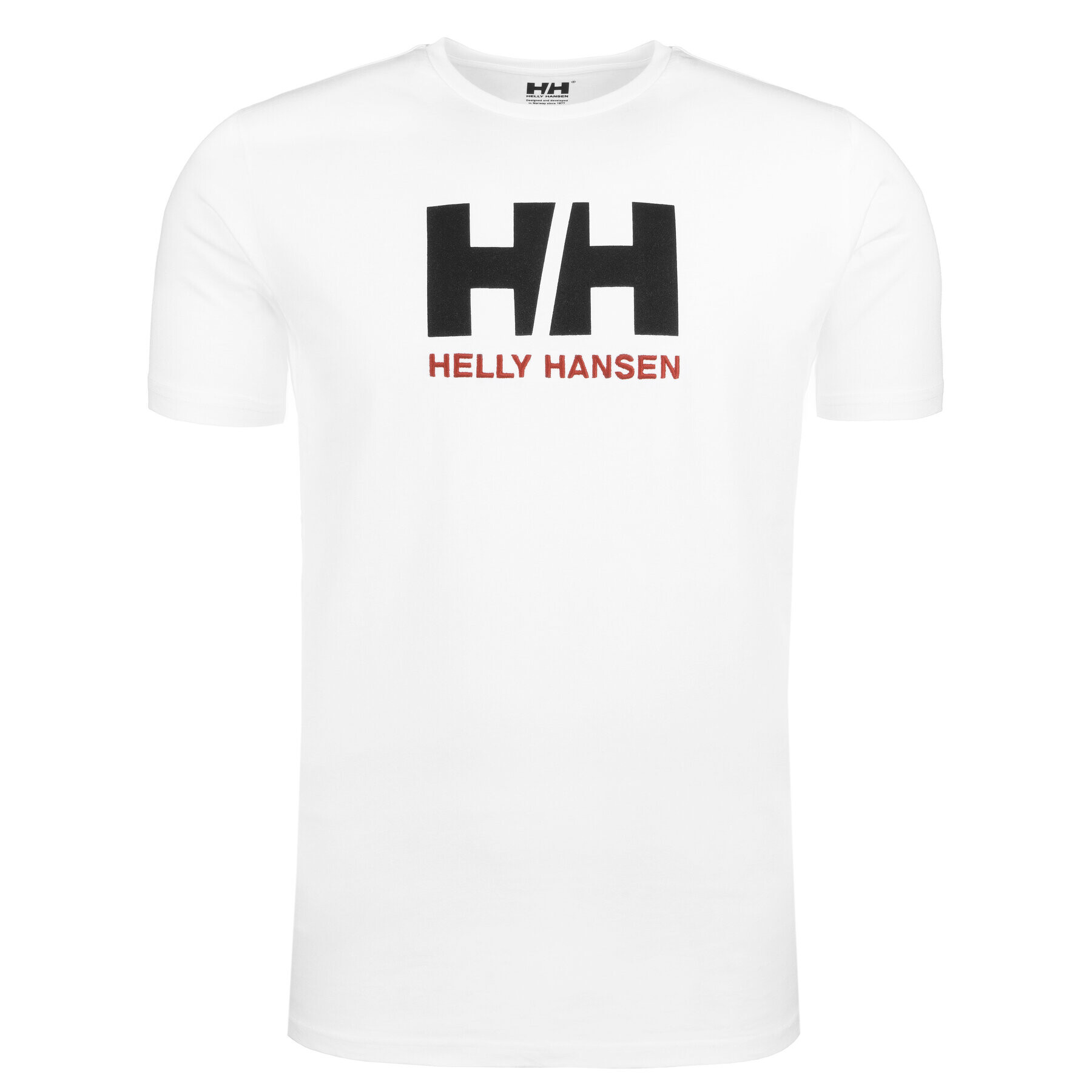 Helly Hansen Тишърт Hh Logo 33797 Бял Regular Fit - Pepit.bg