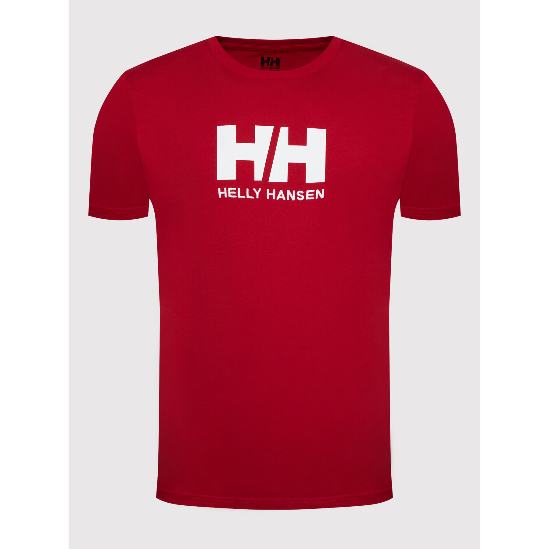 Helly Hansen Тишърт Logo 33979 Червен Regular Fit - Pepit.bg