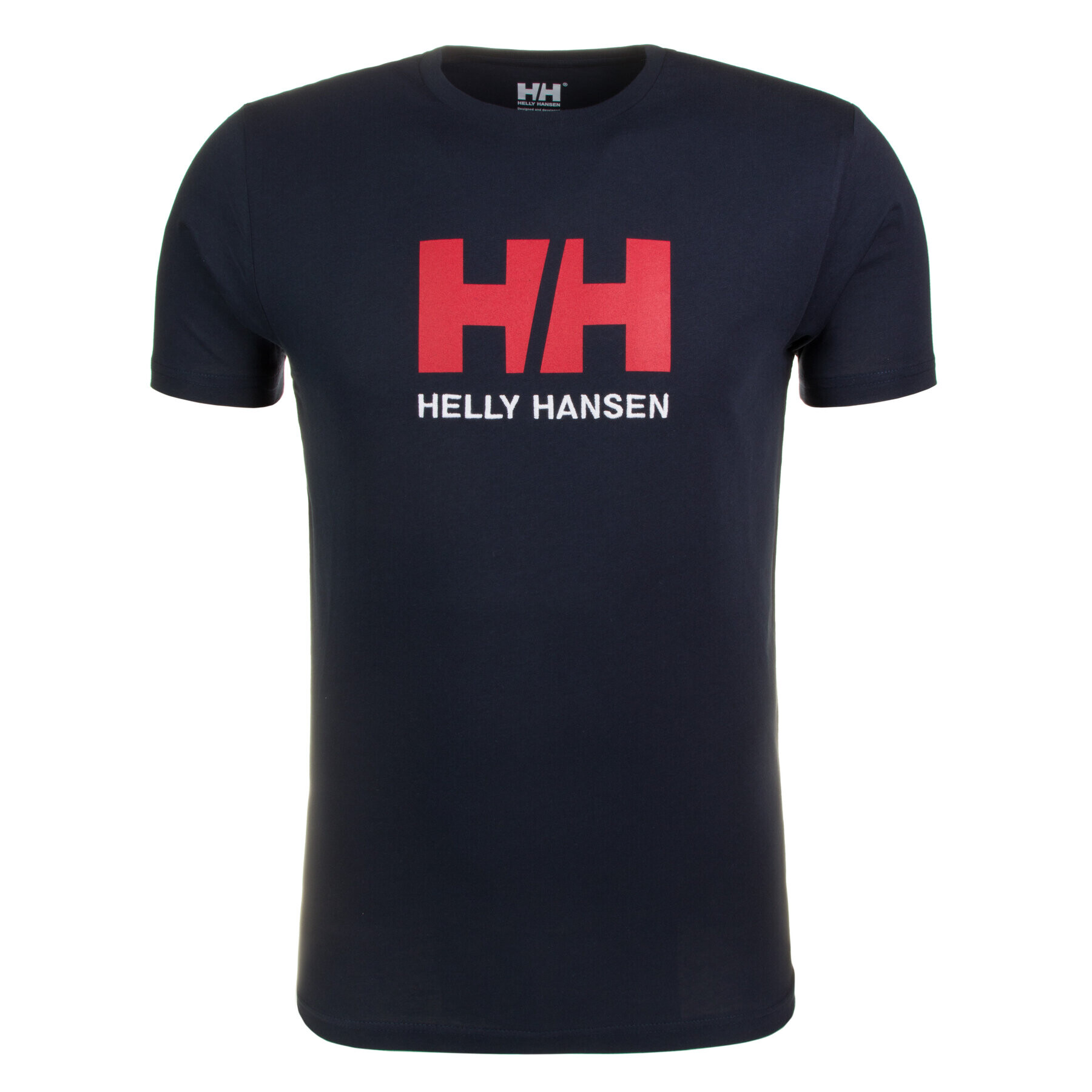 Helly Hansen Тишърт Logo 33979 Тъмносин Regular Fit - Pepit.bg