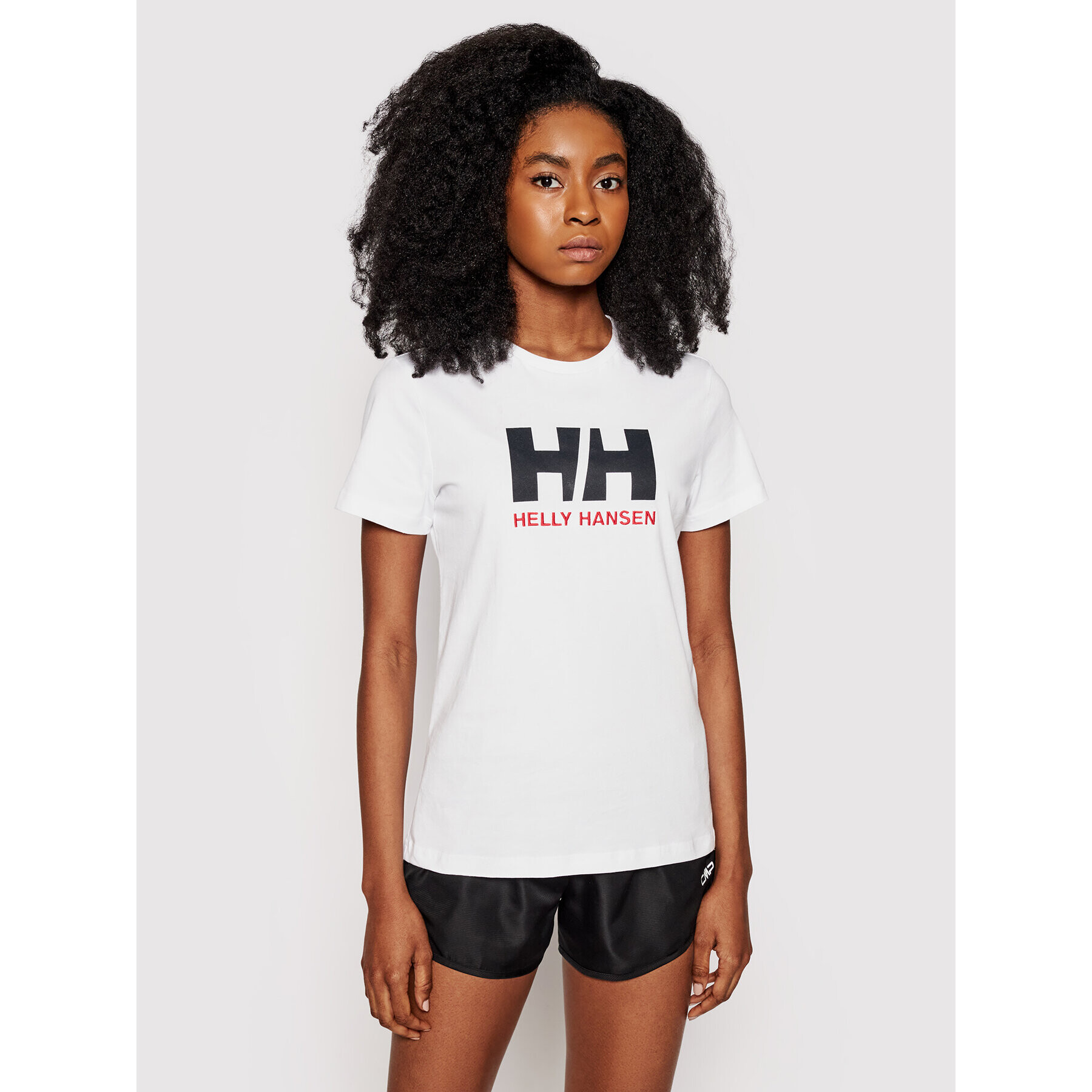 Helly Hansen Тишърт Logo 34112 Бял Classic Fit - Pepit.bg