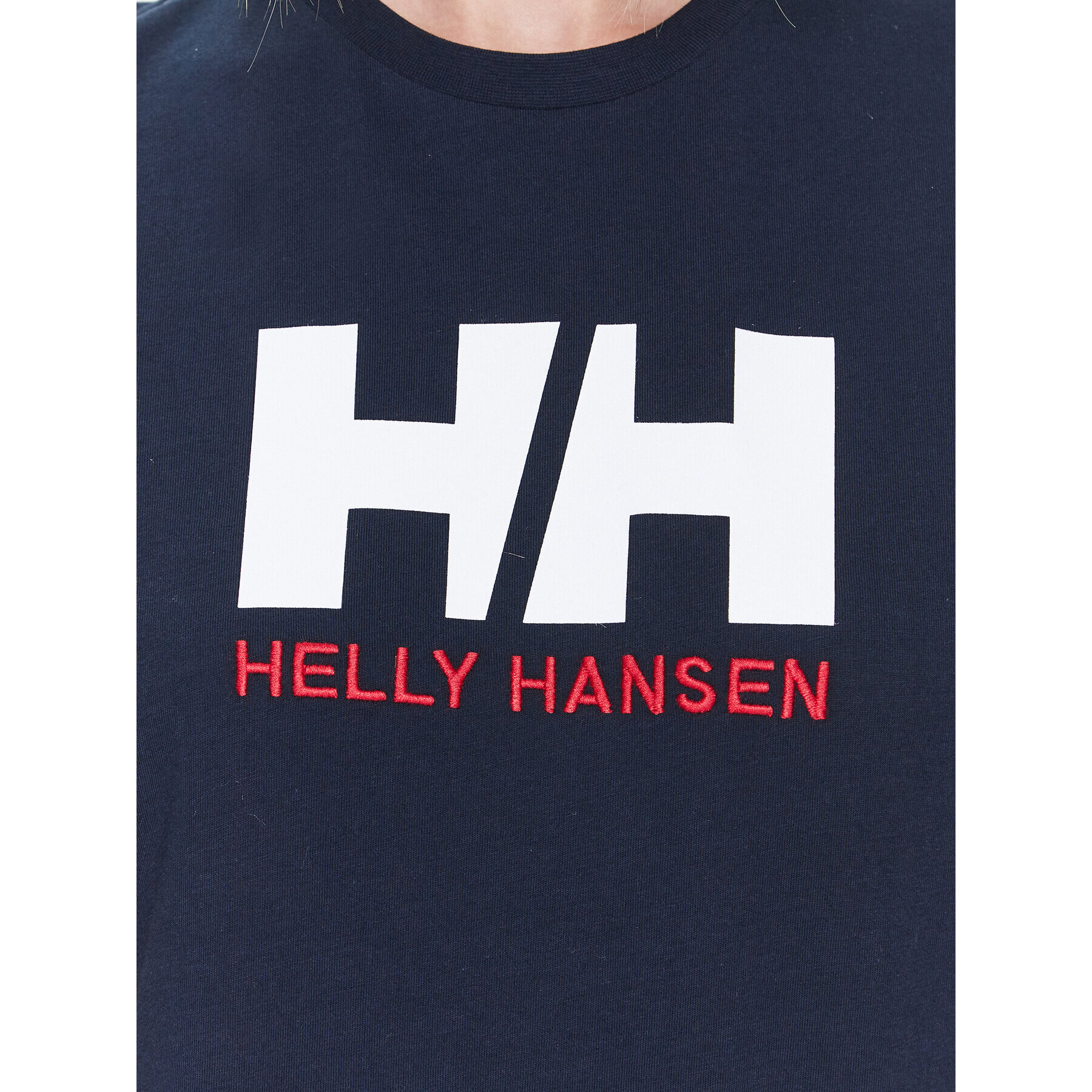 Helly Hansen Тишърт Logo 34112 Тъмносин Regular Fit - Pepit.bg