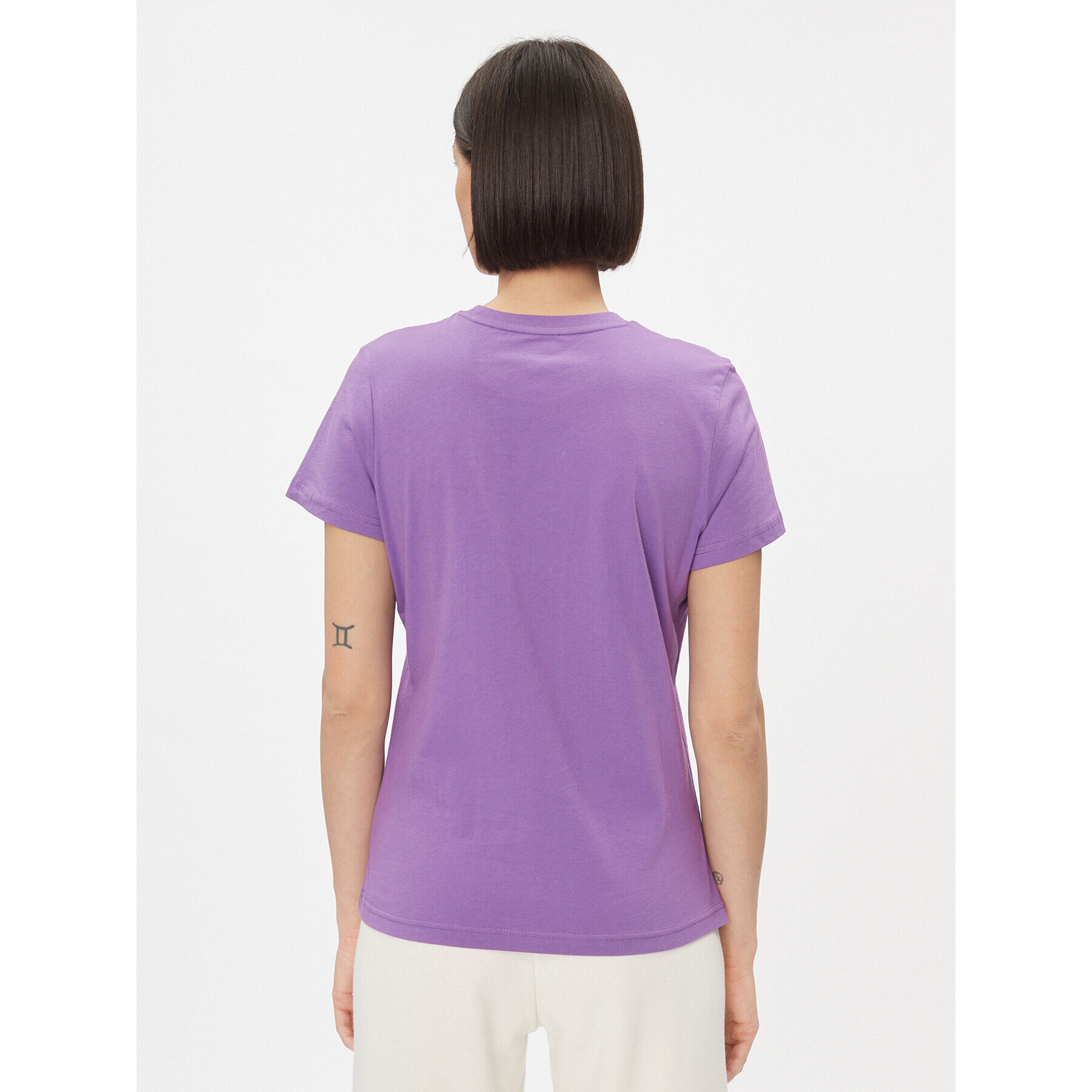Helly Hansen Тишърт Logo 34112 Виолетов Regular Fit - Pepit.bg