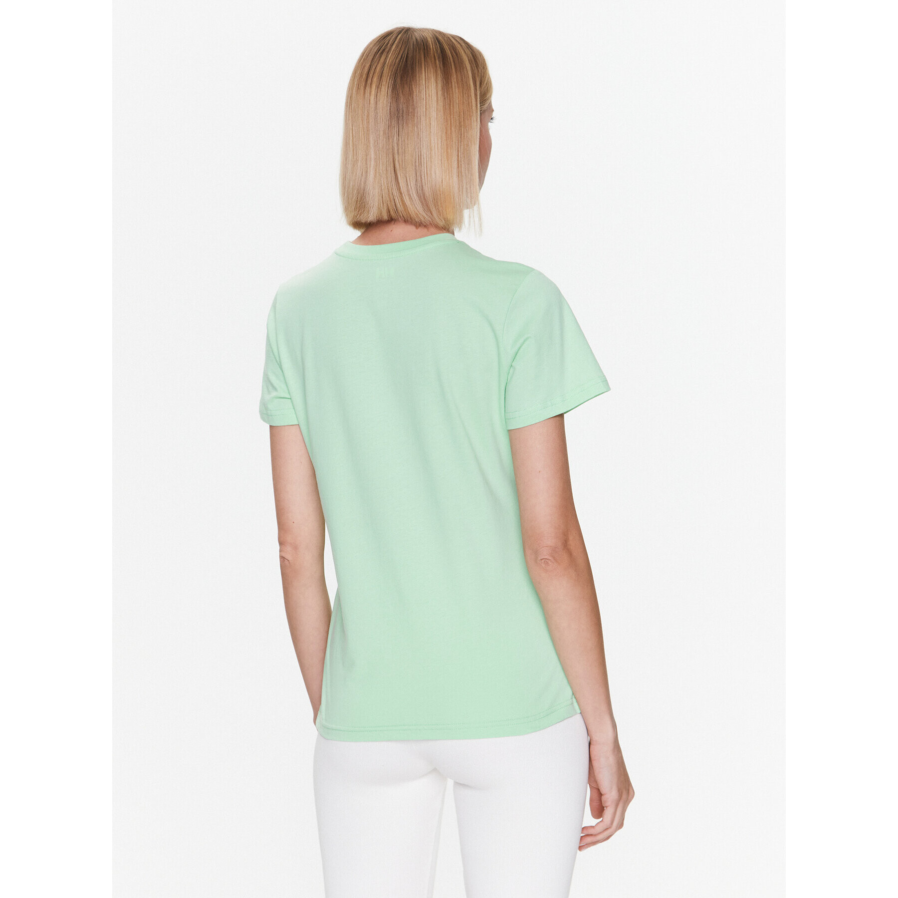 Helly Hansen Тишърт Logo 34112 Зелен Regular Fit - Pepit.bg